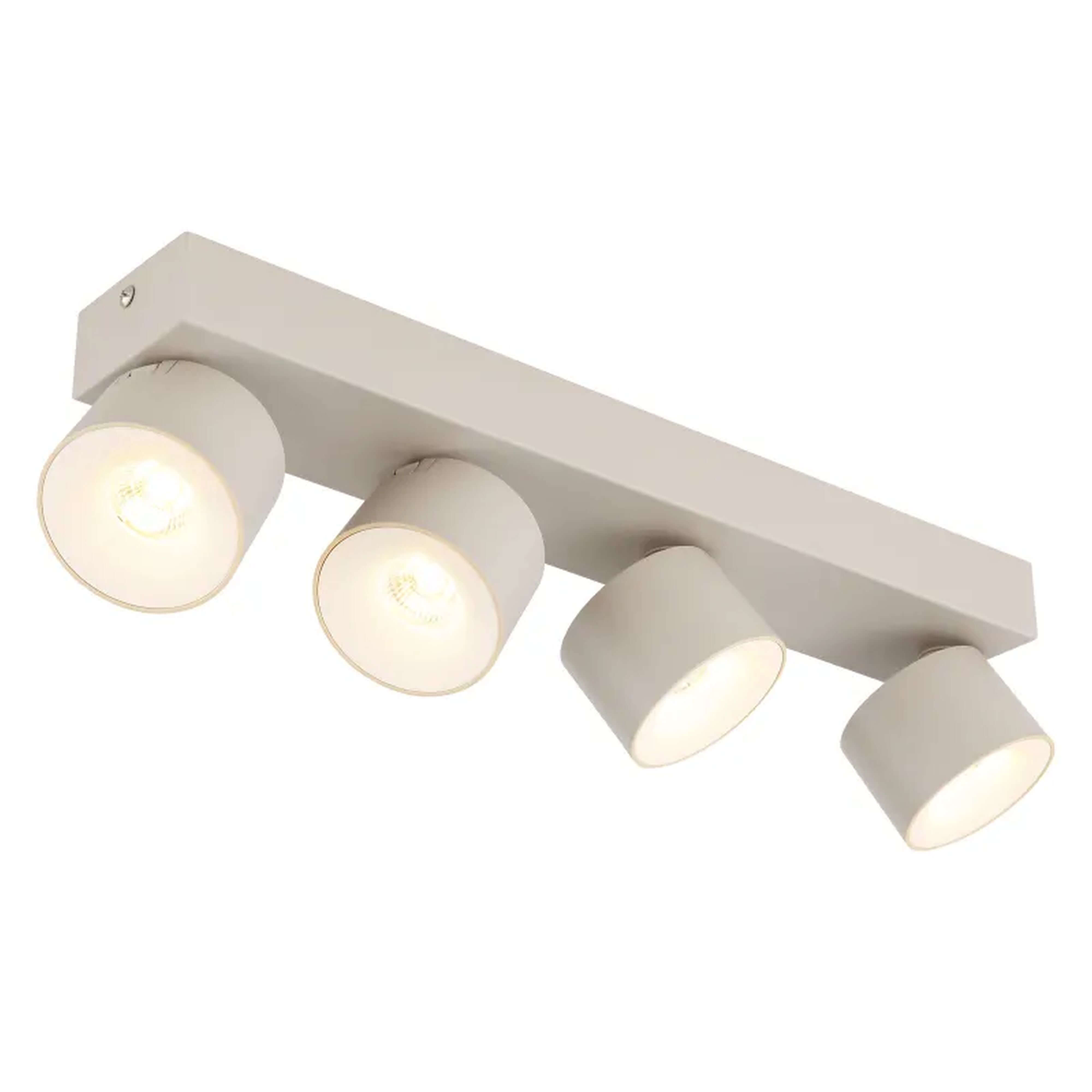 Globo Lighting Rae lámpara de techo 4x6 W arena 56961-4S