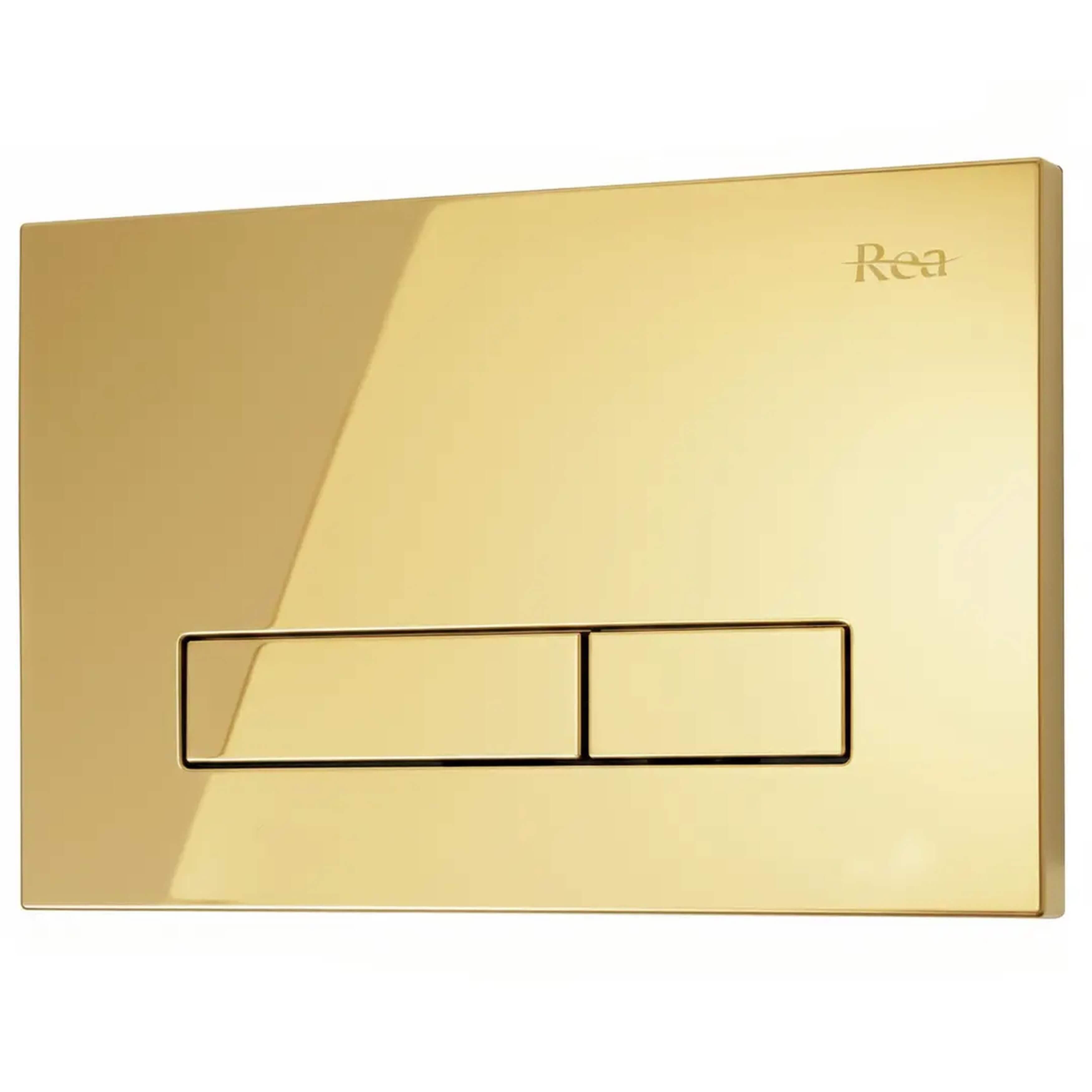 Rea HD botón de descarga para WC oro REA-E9560