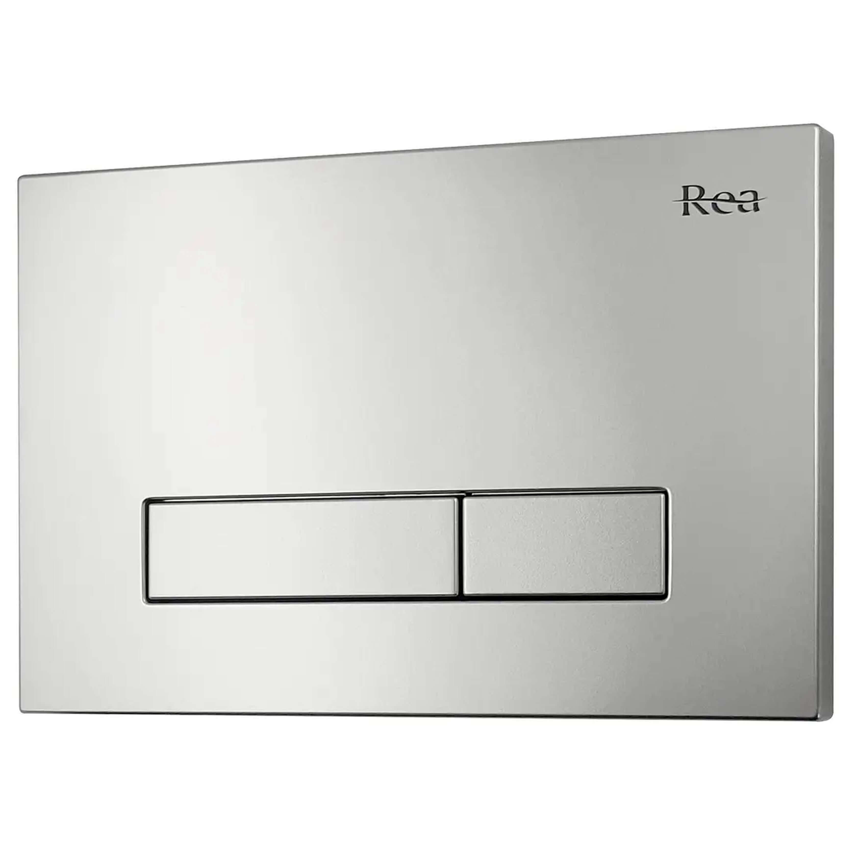 Rea HD botón de descarga para WC satinado REA-E0635