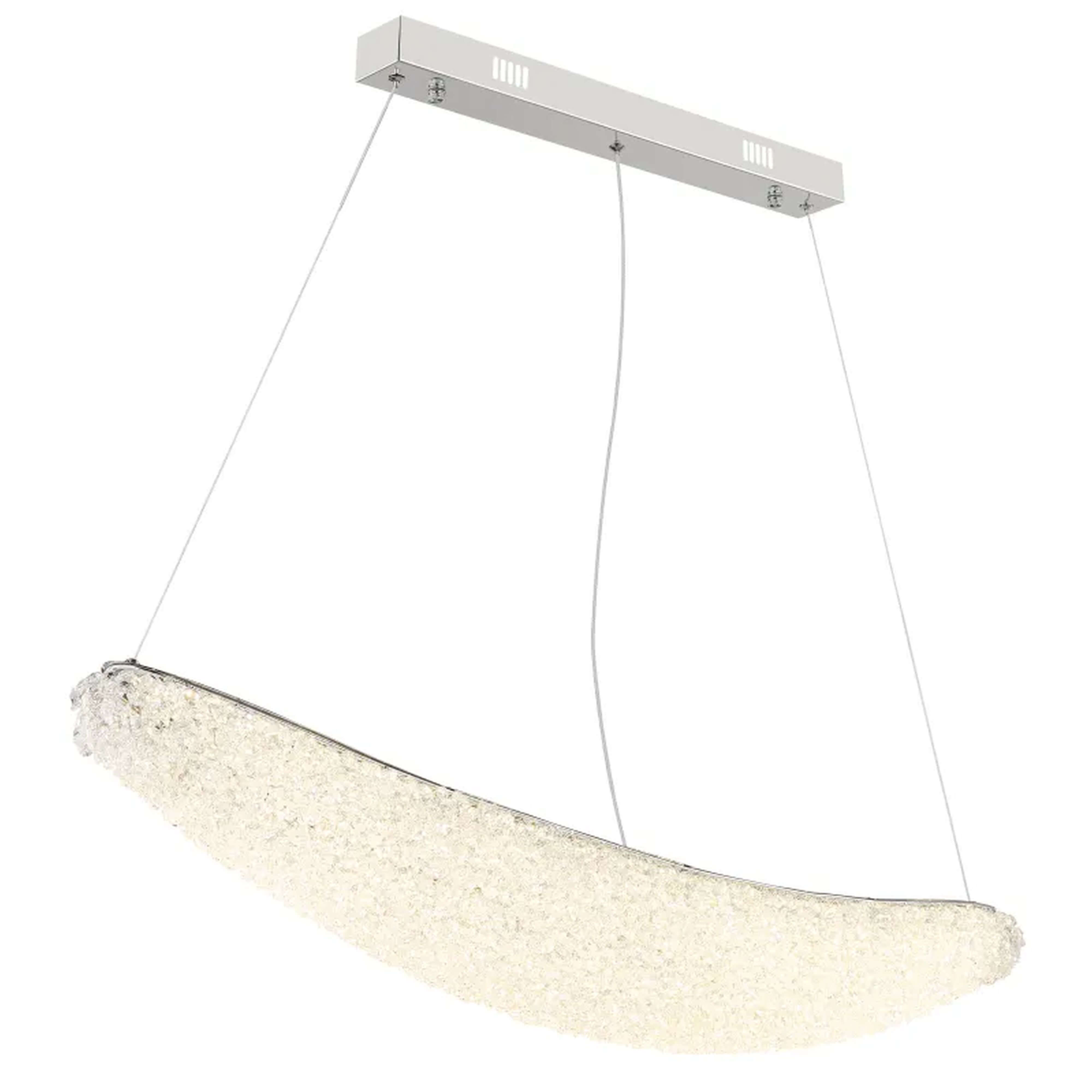 Globo Lighting Kristalla lámpara colgante inteligente 1x40 W cromo-transparente 68524-40