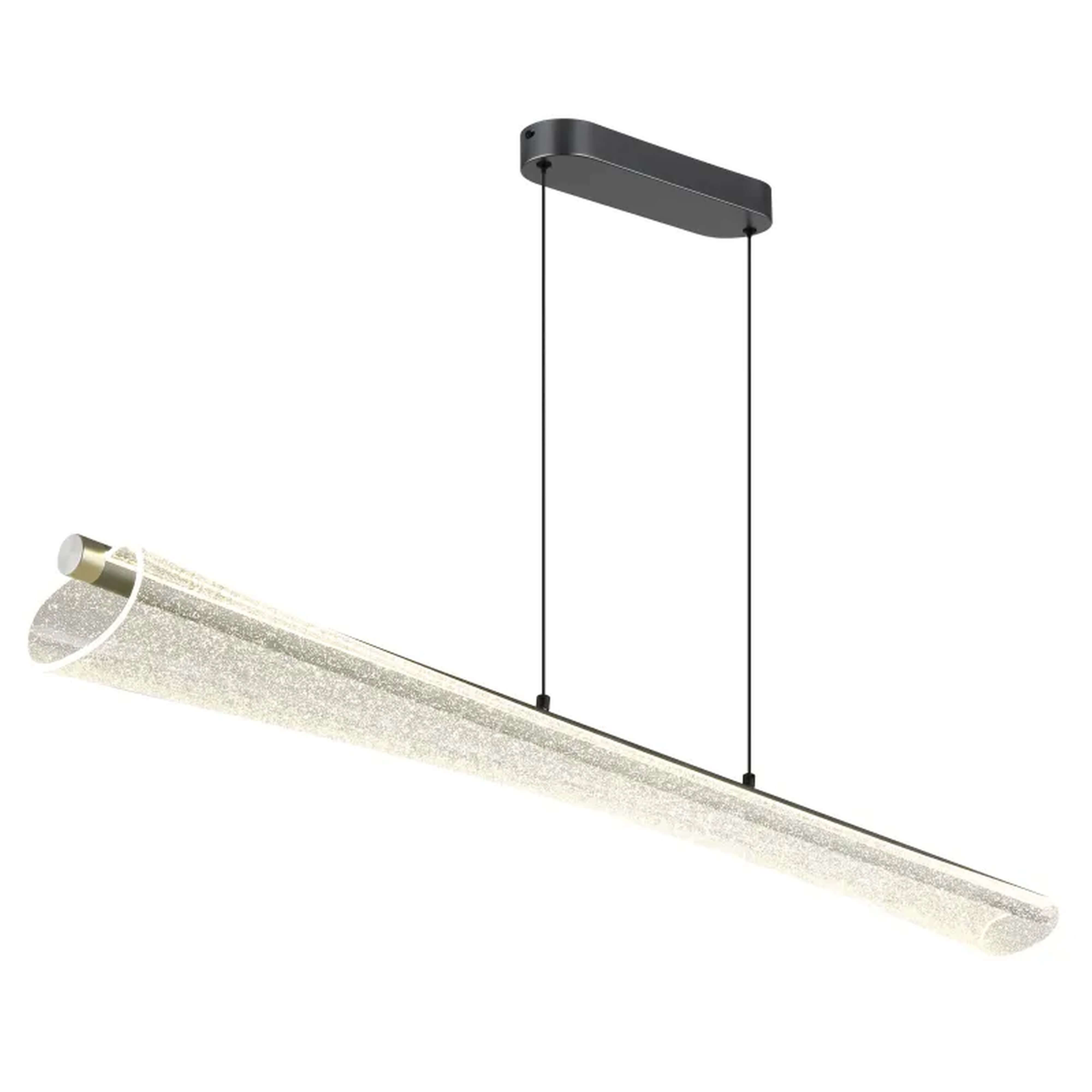 Globo Lighting Malinda lámpara colgante 1x36 W transparente-antracita 68256H