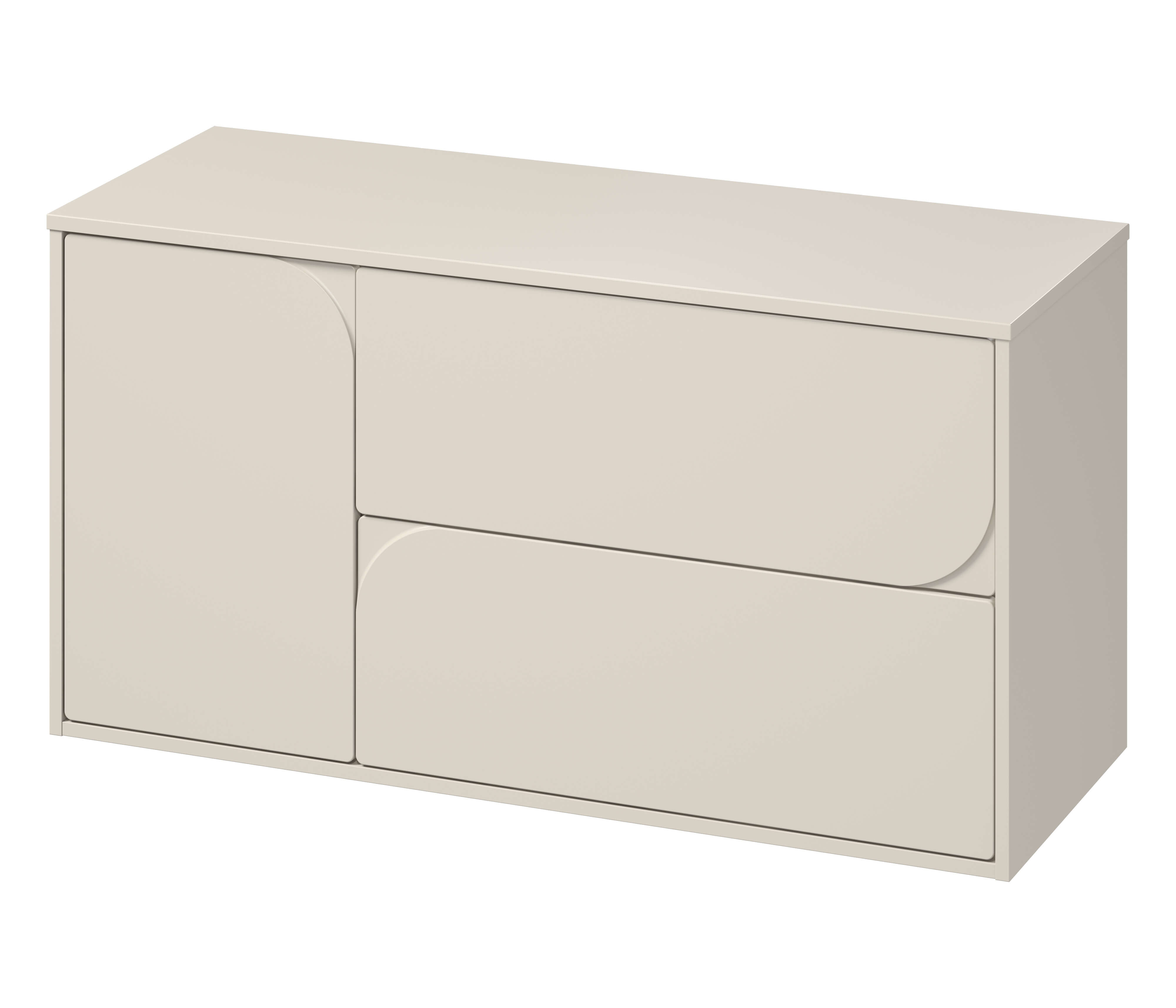 Cersanit Crea II armario 120x45x61.8 cm suspendido, para lavabo beige S1062–002