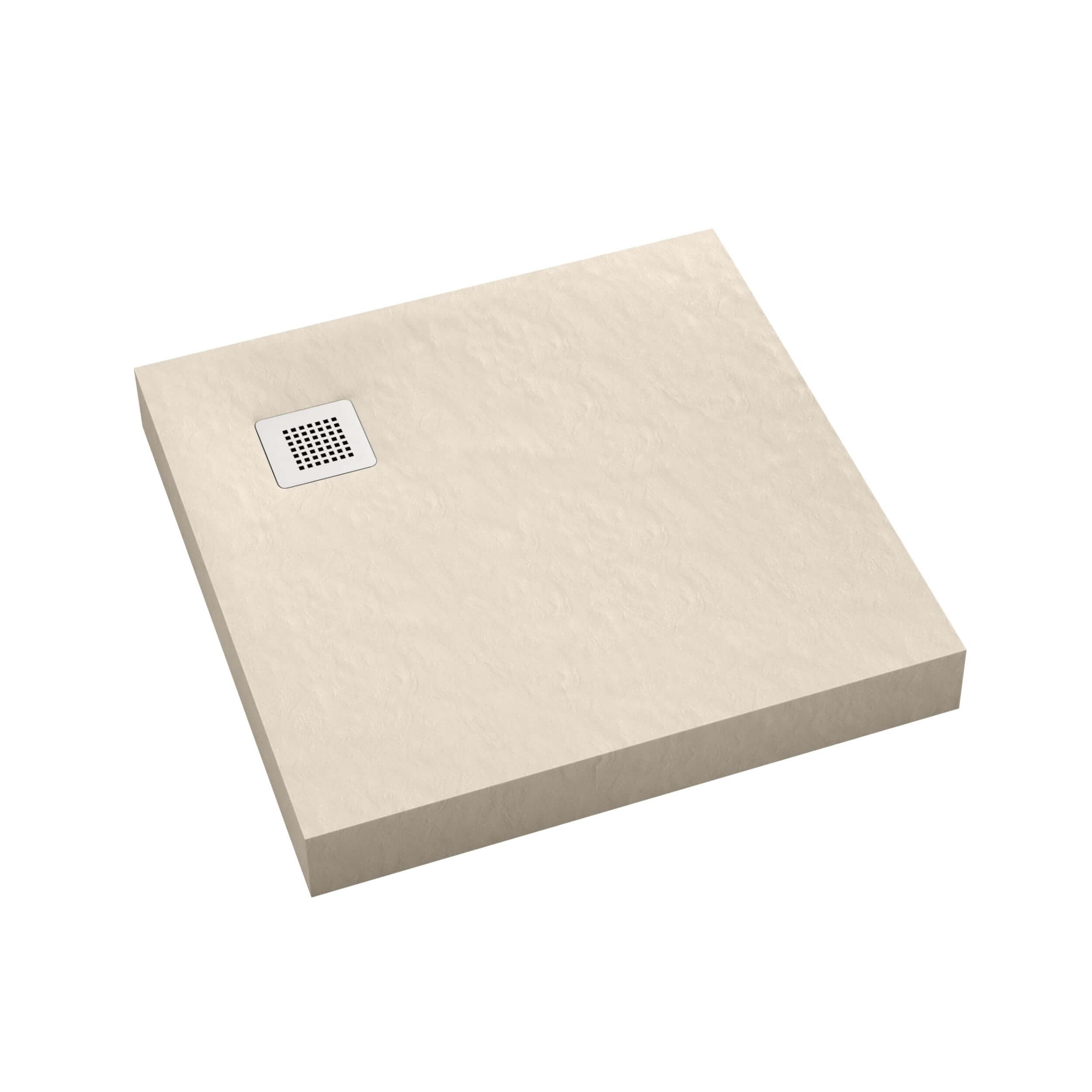 Schedpol New Horizons Cashmere Stone plato de ducha cuadrado 100x100 cm beige 3.3302/PK/ST-M2