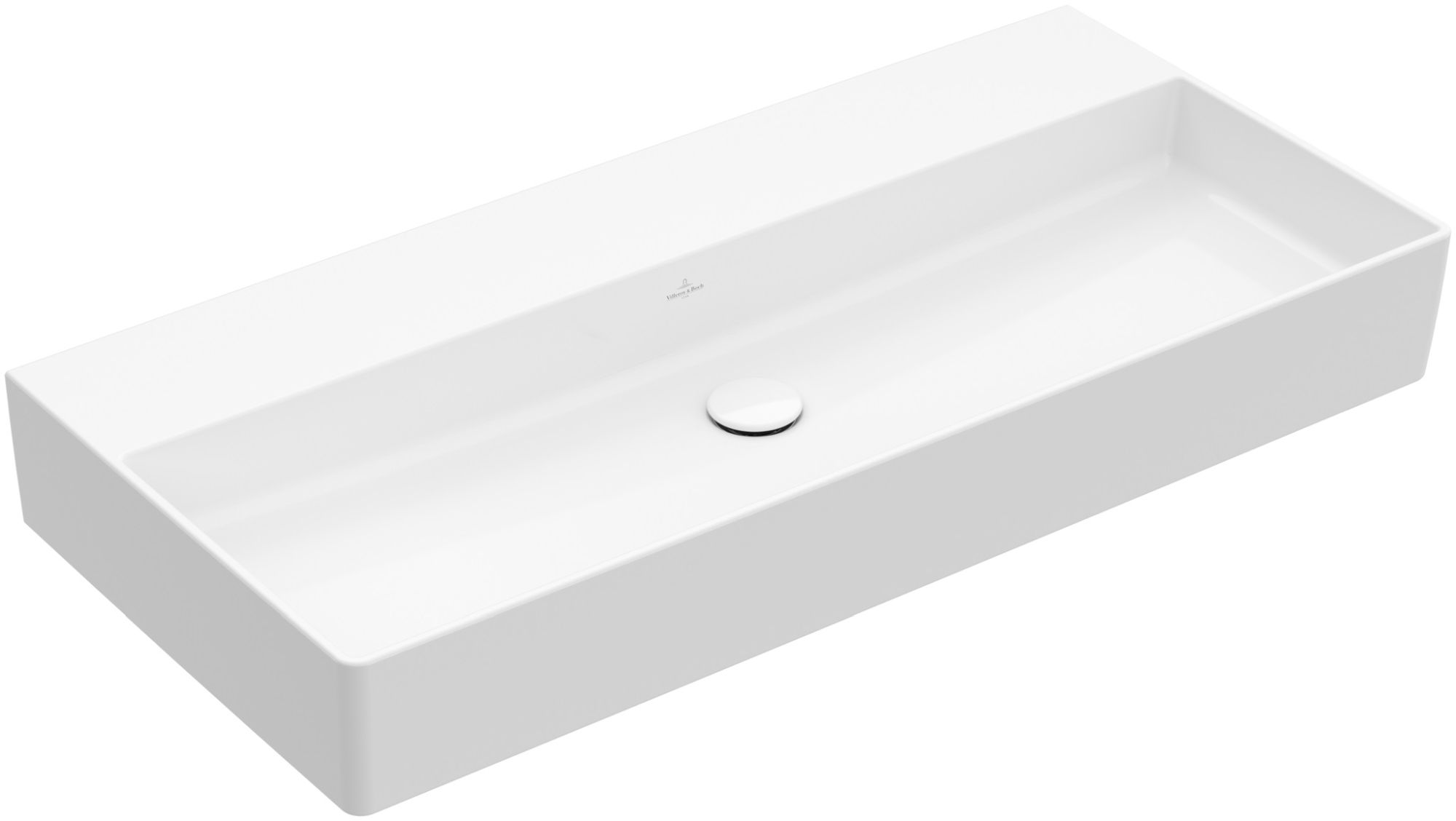 Villeroy & Boch Memento 2.0 lavabo 100x47 cm rectangular clásico-para mueble blanco brillante 4A221FR1