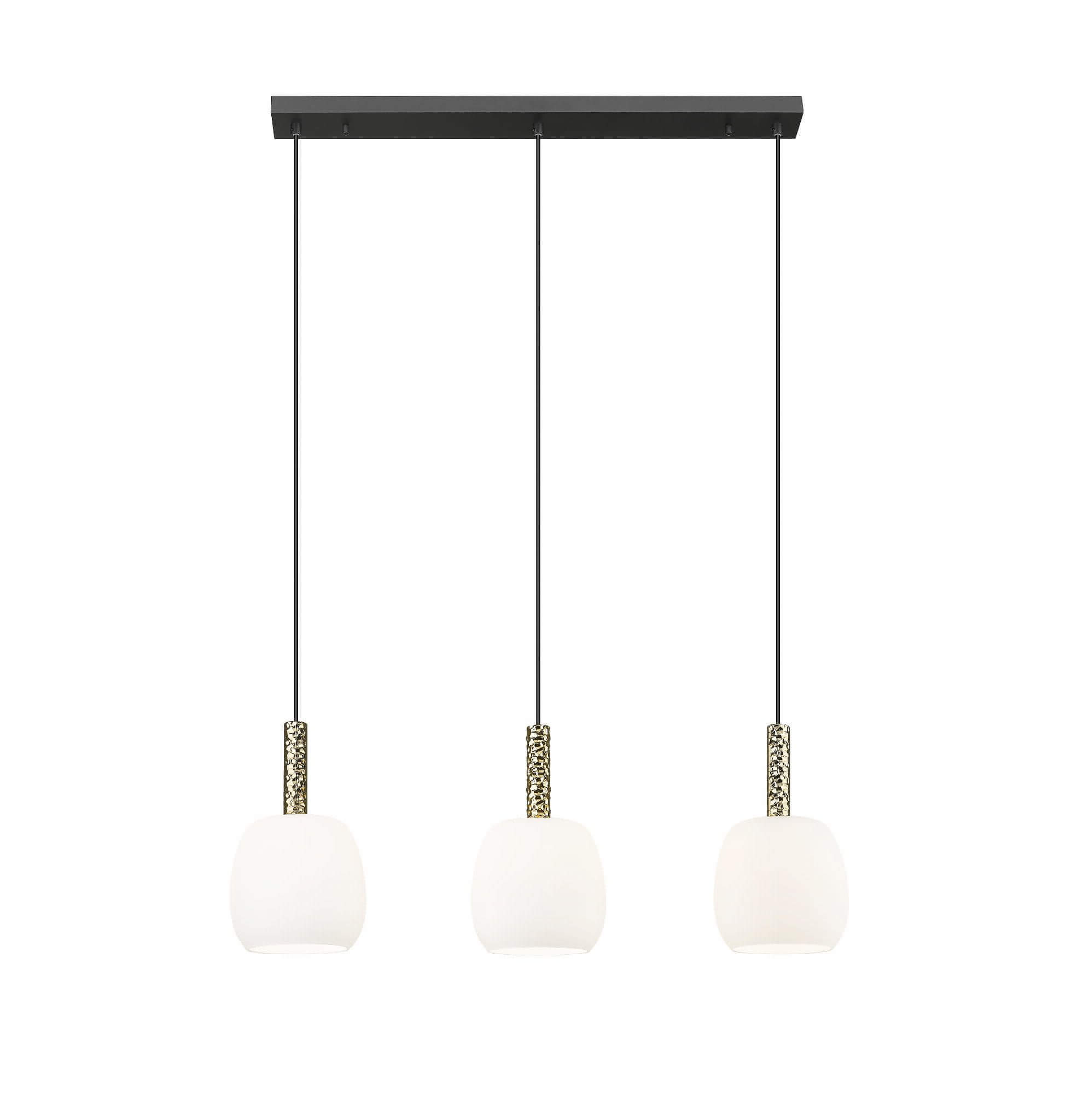 Zuma Line Calvo lámpara colgante 3x28 W negro-oro P0076-03Q-P7AA