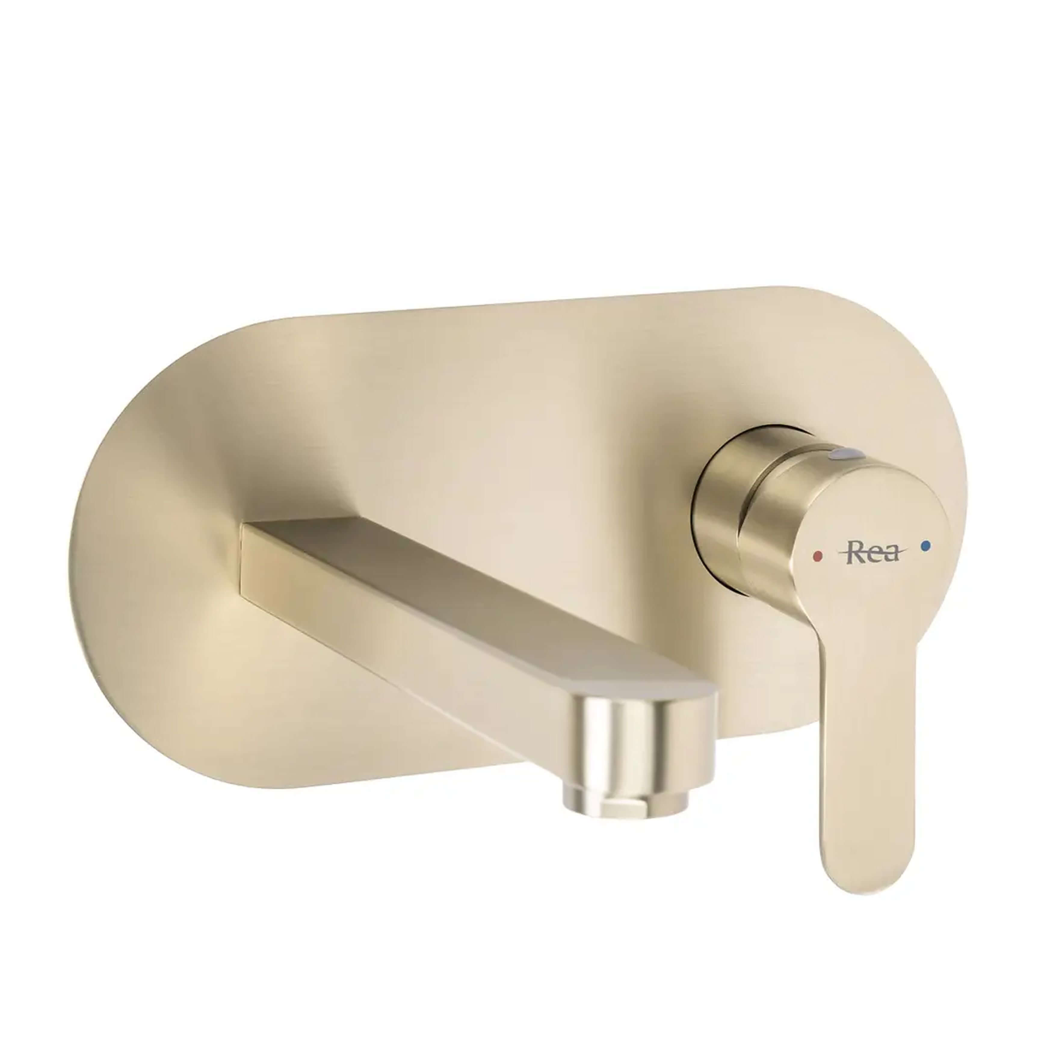 Rea Arcos grifo para lavabo empotrado oro REA-B6977