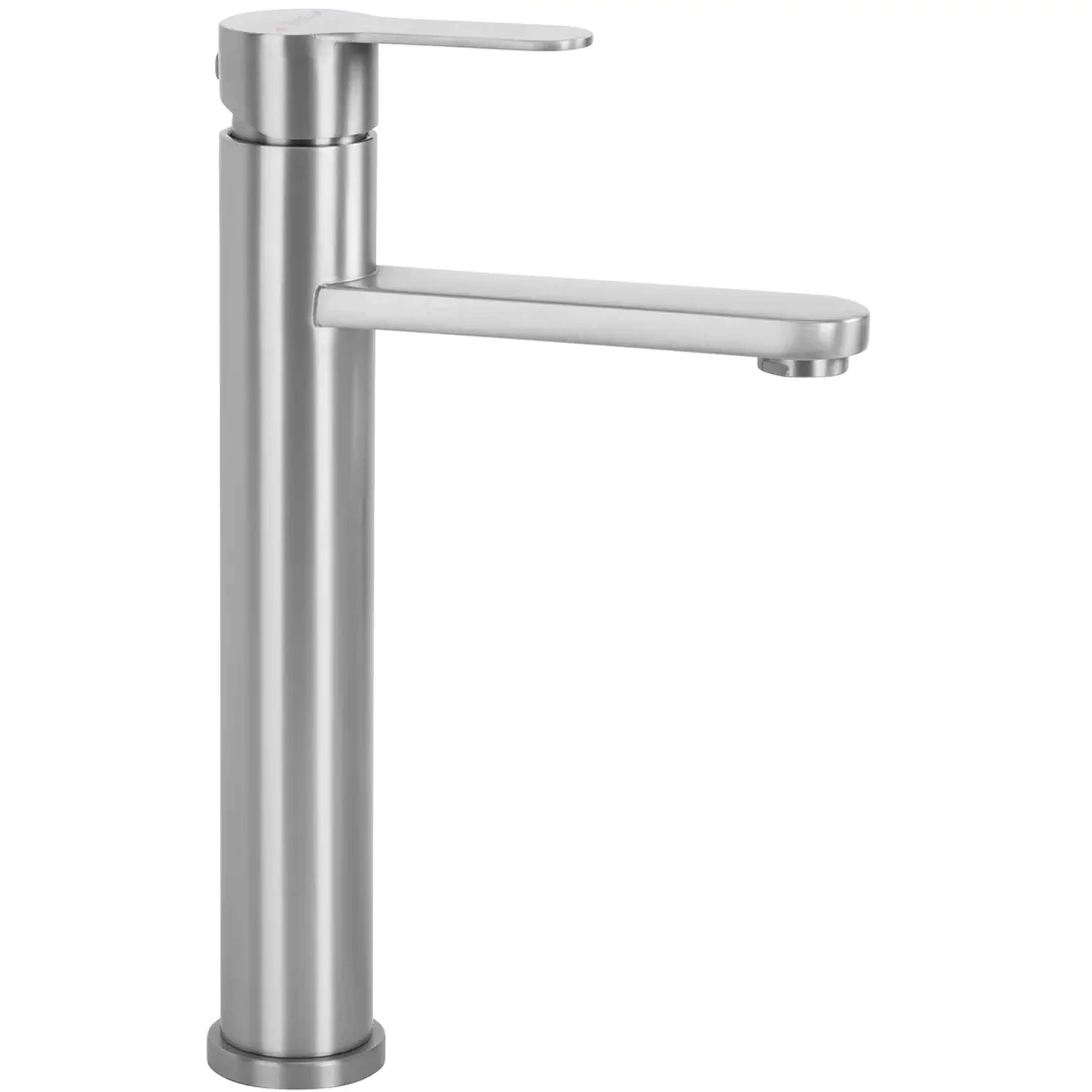 Rea Acros grifo para lavabo de pie níquel REA-B6966