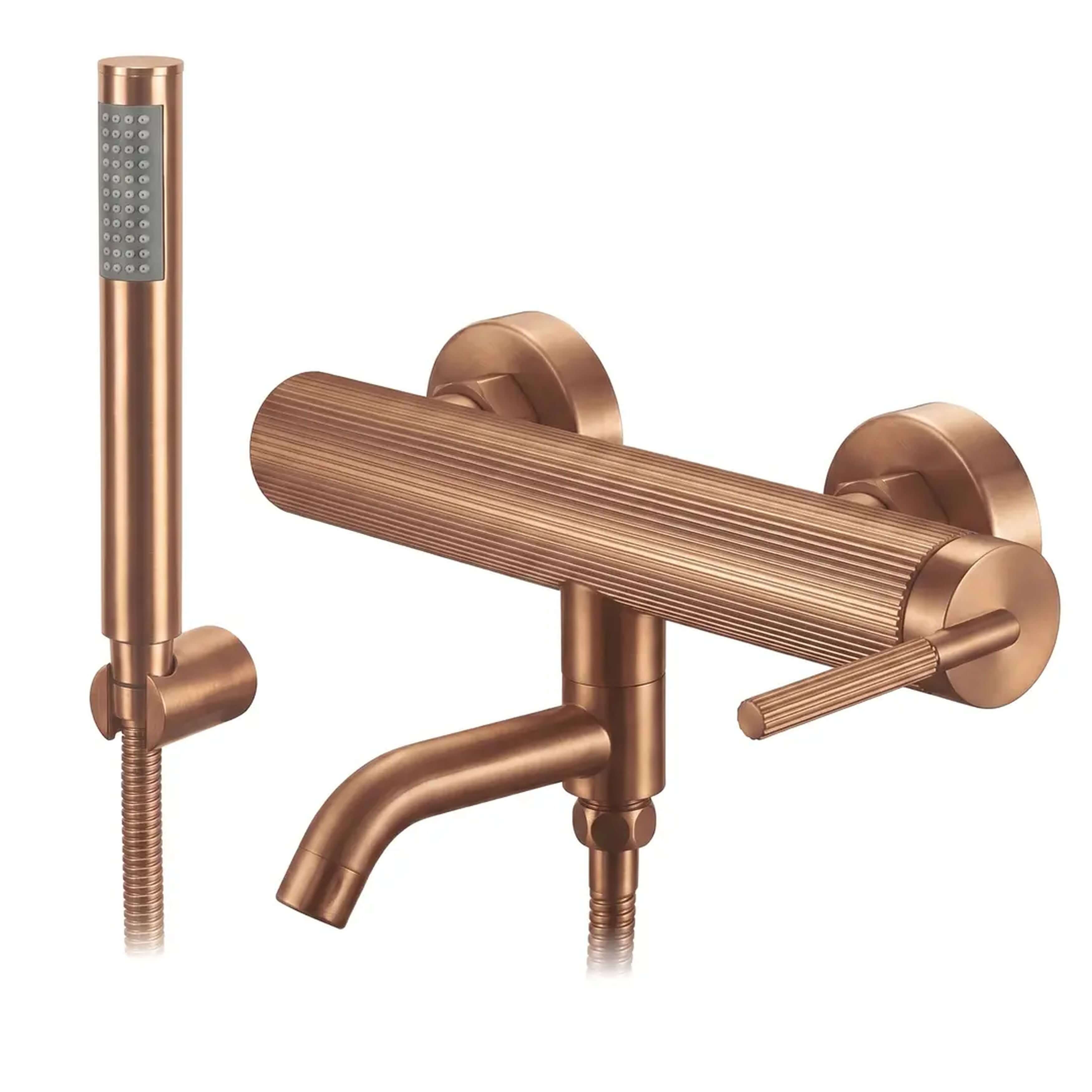 Rea Argon grifo de bañera y ducha a pared cobre REA-B2091