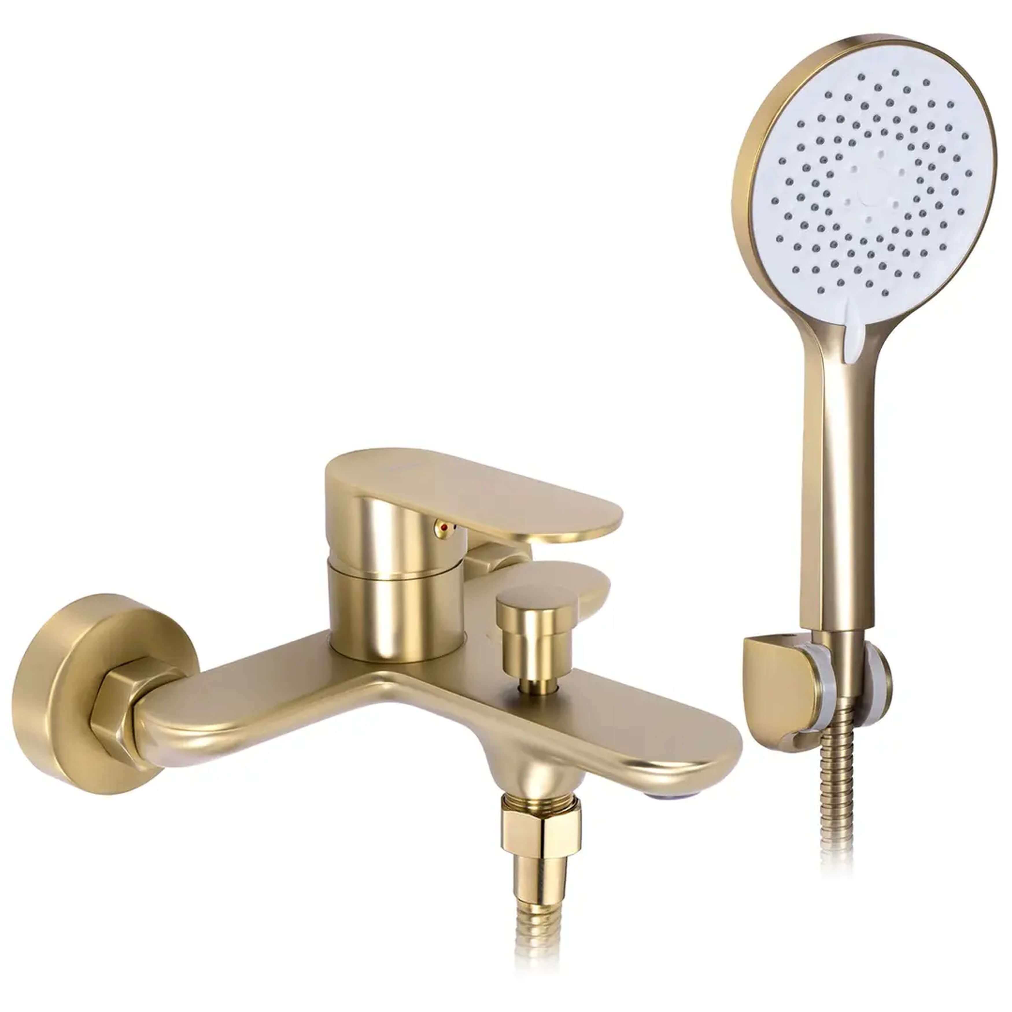 Rea Drop grifo de bañera y ducha a pared oro REA-B6399