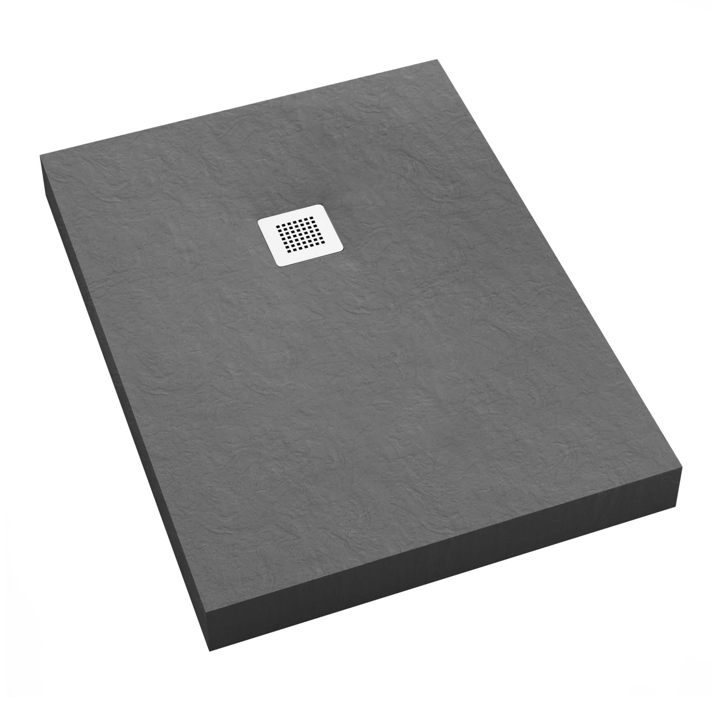 Schedpol New Horizons Grey Stone plato de ducha rectangular 180x80 cm gris 3.3314/S/ST-M2