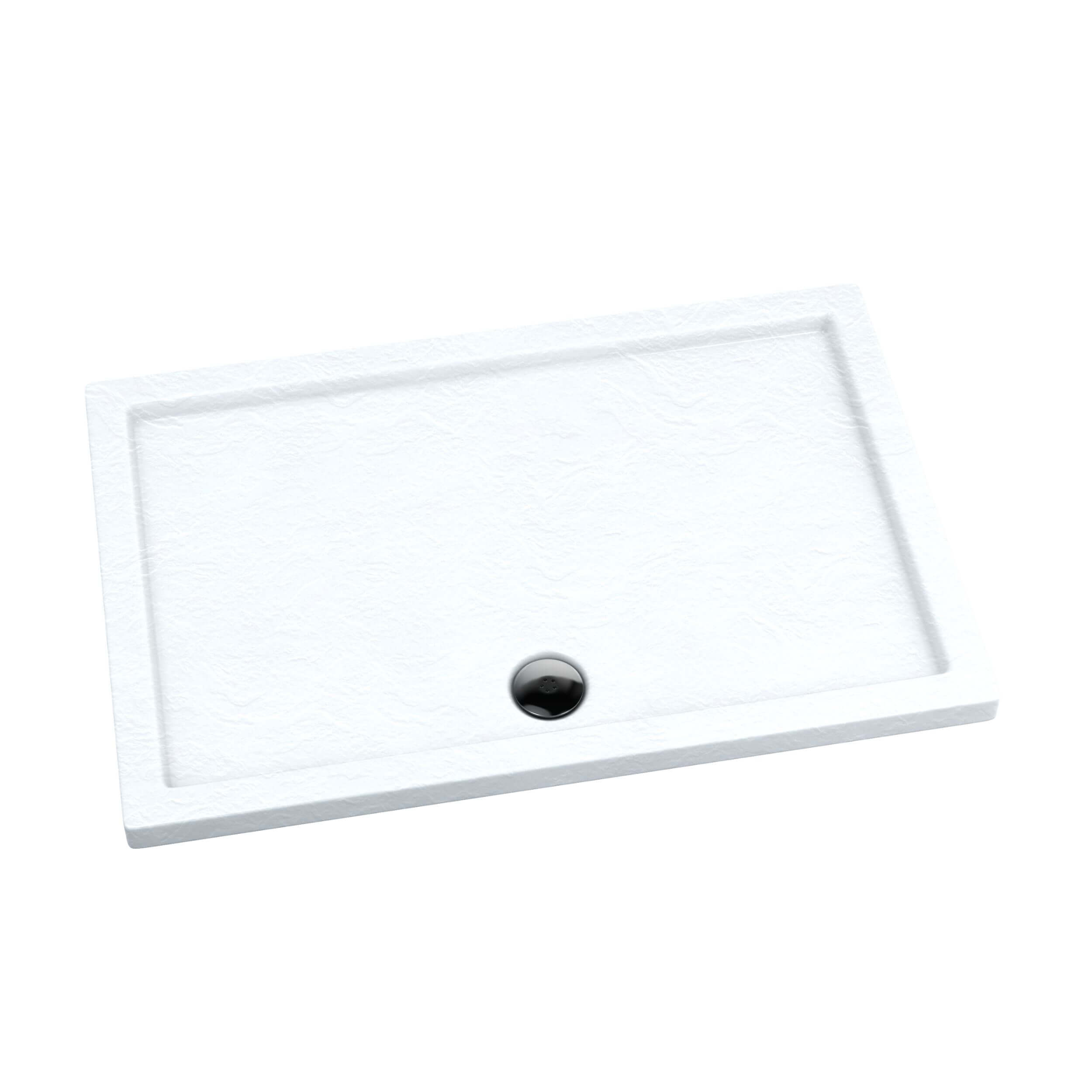 Schedpol Caspar White Stone plato de ducha rectangular 120x70 cm blanco 3.2251/B/ST