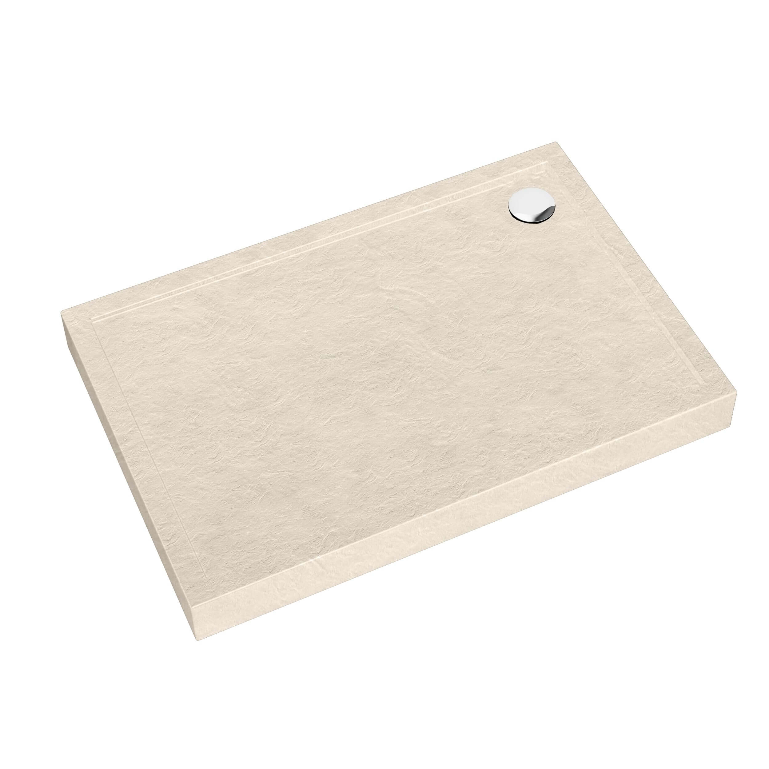 Schedpol Caspar New Cashmere Stone plato de ducha rectangular 120x80 cm beige 3.2333/PK/ST