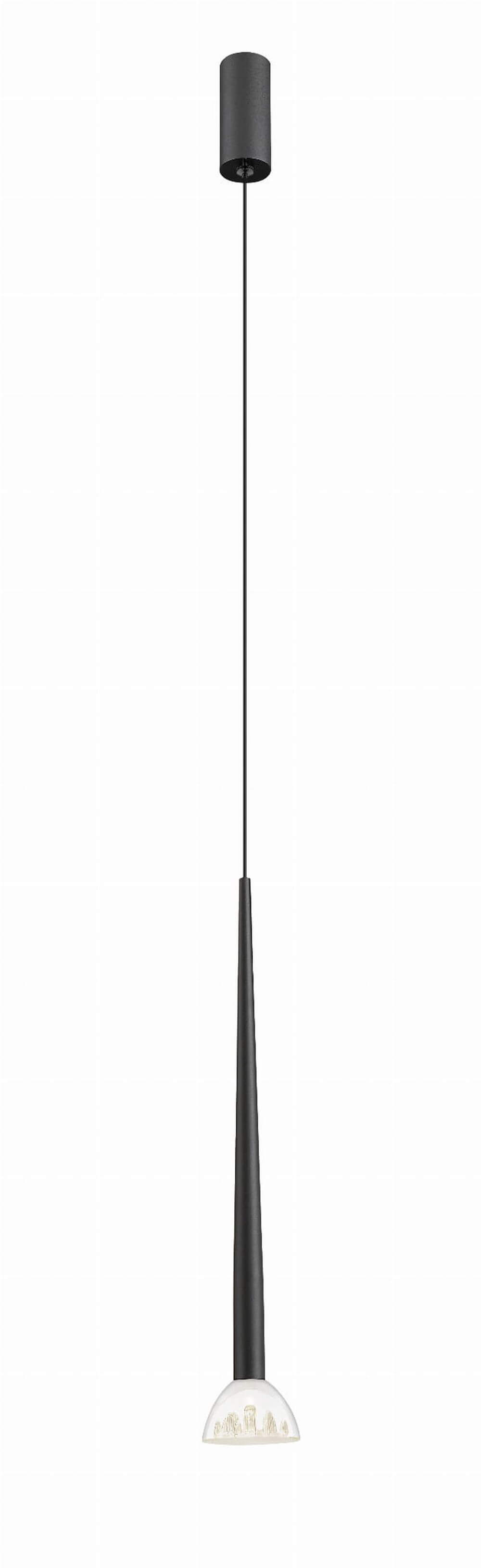 Zuma Line Boston lámpara colgante 1x5 W negro P0603-01A-P7B1