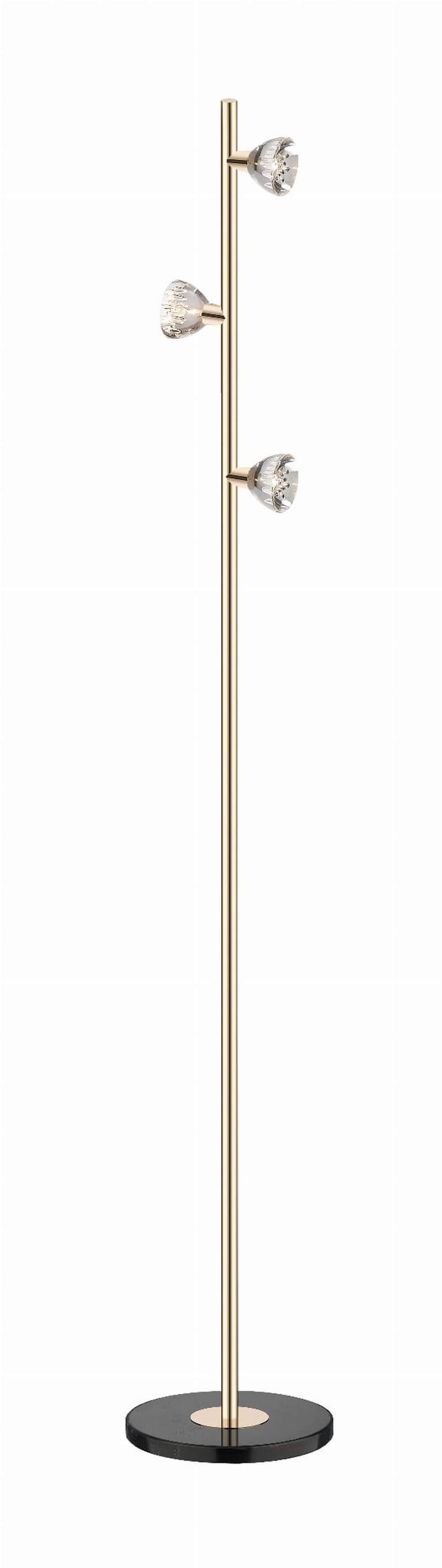 Zuma Line Boston lámpara de pie 3x18 W oro F0603-03A-F7B1