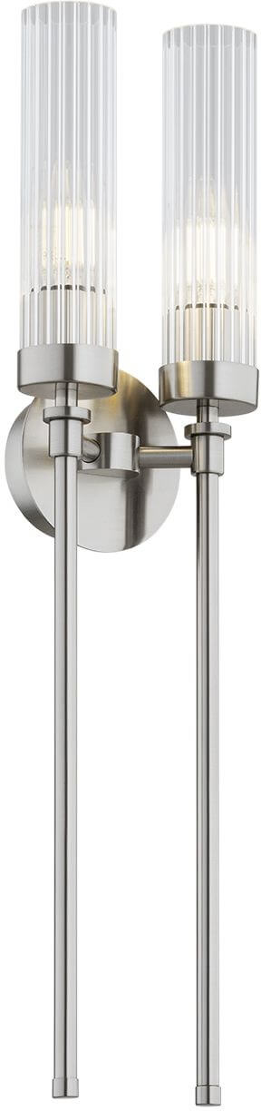 Argon Preston lámpara de pared 2x7 W transparente-níquel 7293