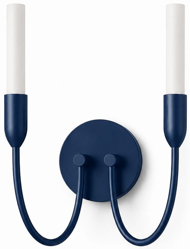 Argon Augustine lámpara de pared 2x6 W blanco-azul marino 7305