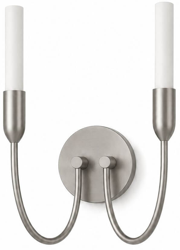 Argon Augustine lámpara de pared 2x6 W blanco-níquel 7306