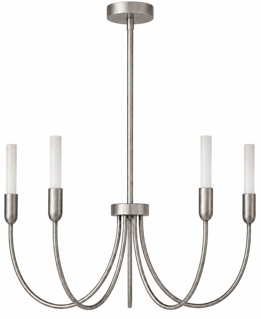 Argon Augustine lámpara colgante 5x6 W blanco-níquel 2205