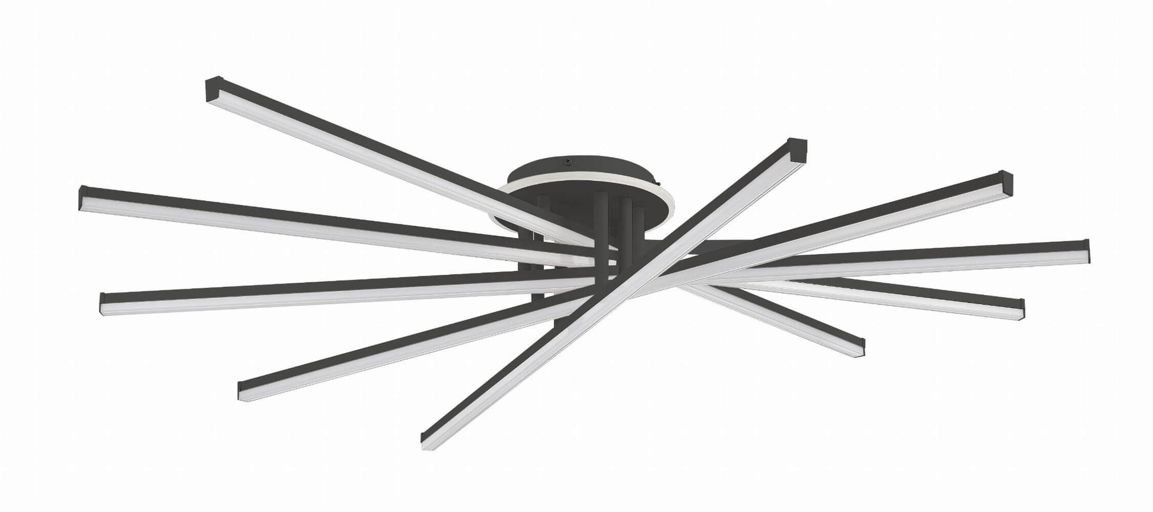 Zuma Line Lunara lámpara de techo 5x110 W negro MS203650