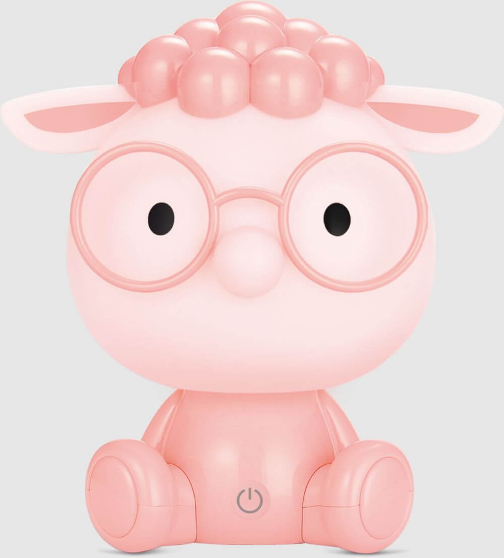Zuma Line Sheep lámpara de sobremesa 1x3 W rosa KDR-612-PK