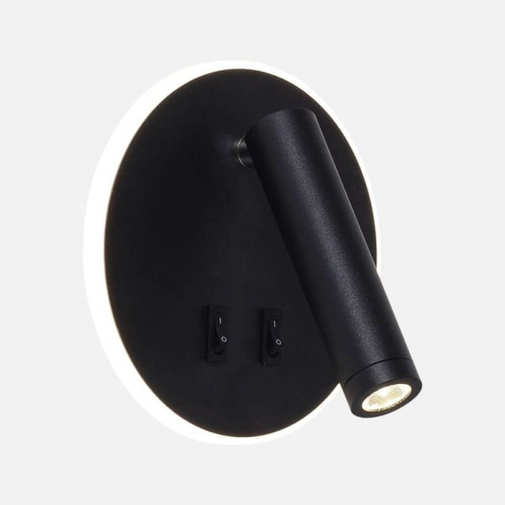 Zuma Line Circa lámpara de pared 1x5.5 W negro W4107-BK