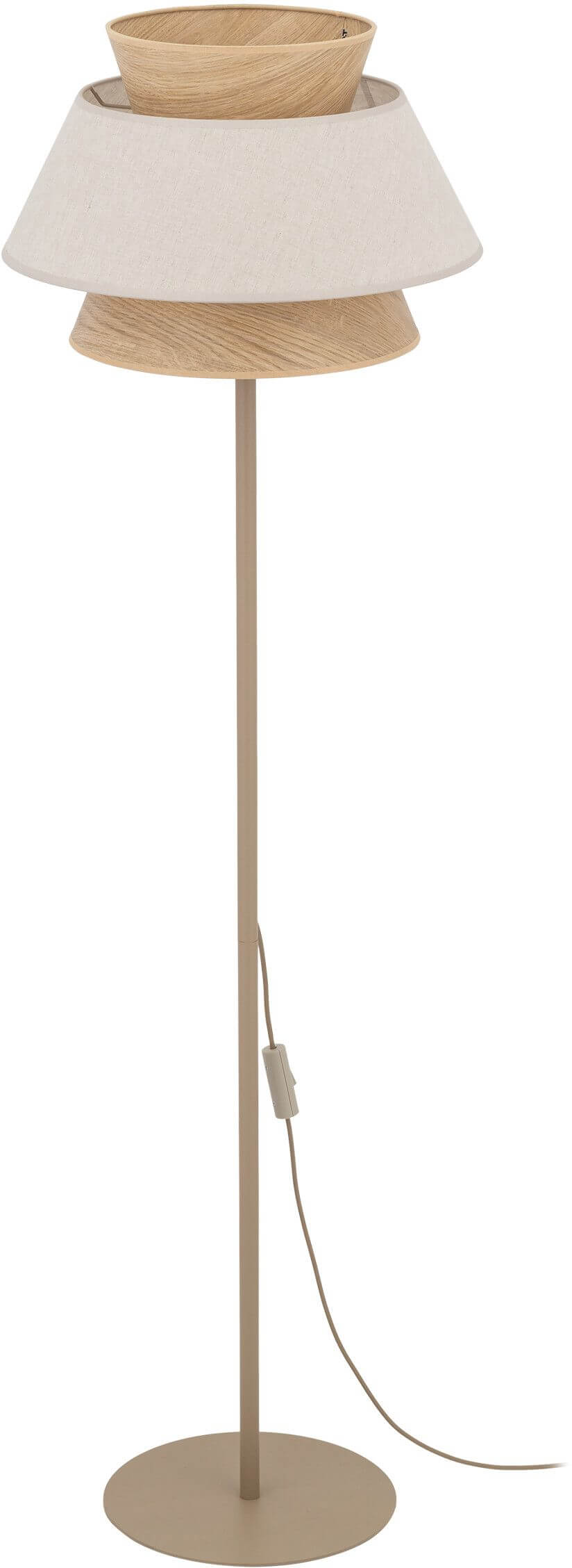 TK Lighting Kalum lámpara de pie 1x15 W beige 16223