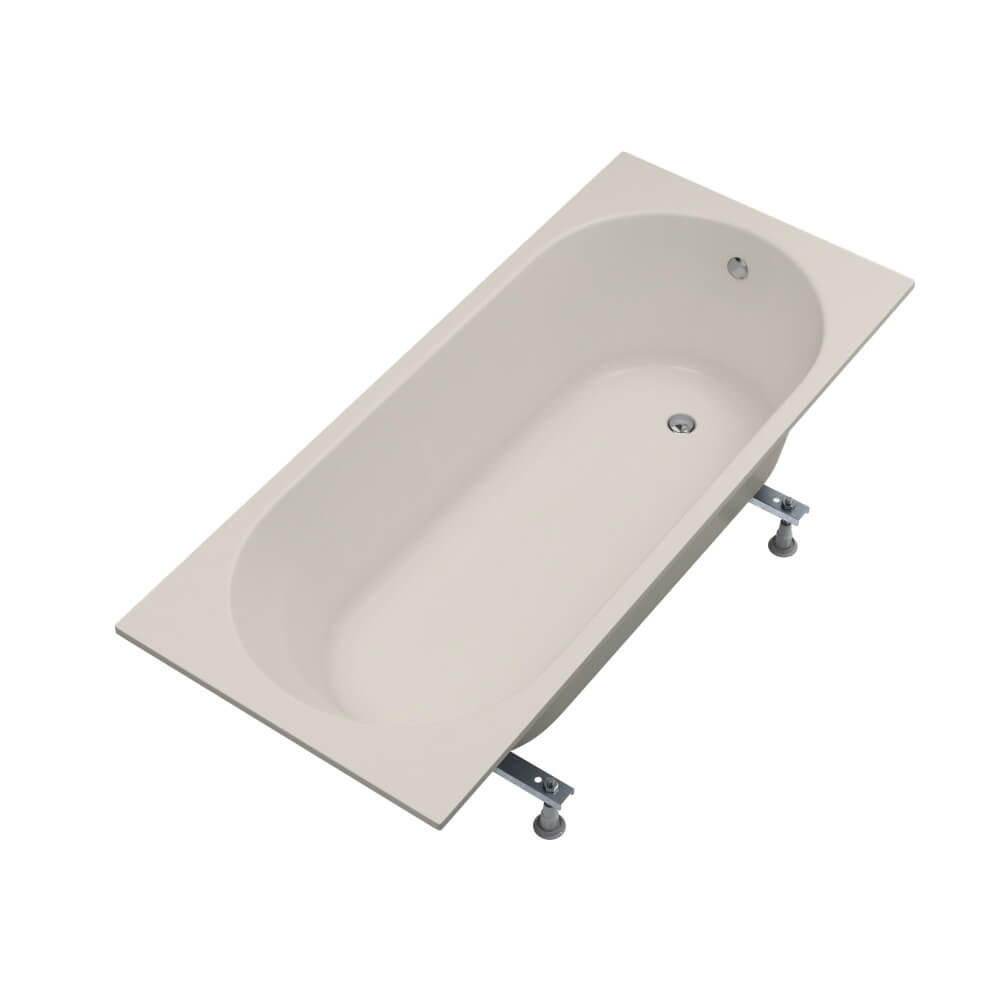 Schedline Artemis Cashmere Mat bañera rectangular 150x70 cm 3WSP.A1P-15070/PK/MG