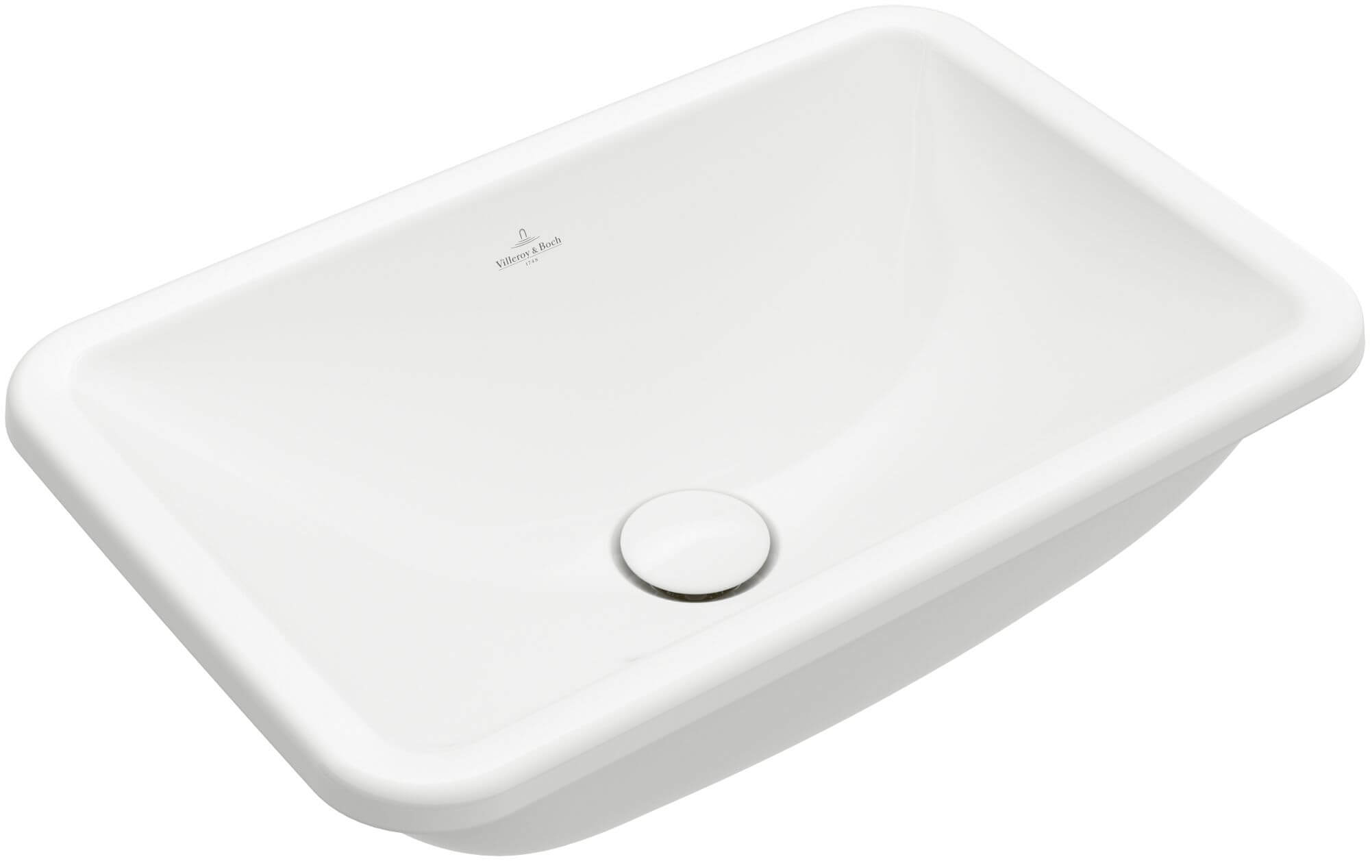 Villeroy & Boch Loop & Friends lavabo 51x34.5 cm rectangular empotrado blanco brillante 4A6400R1