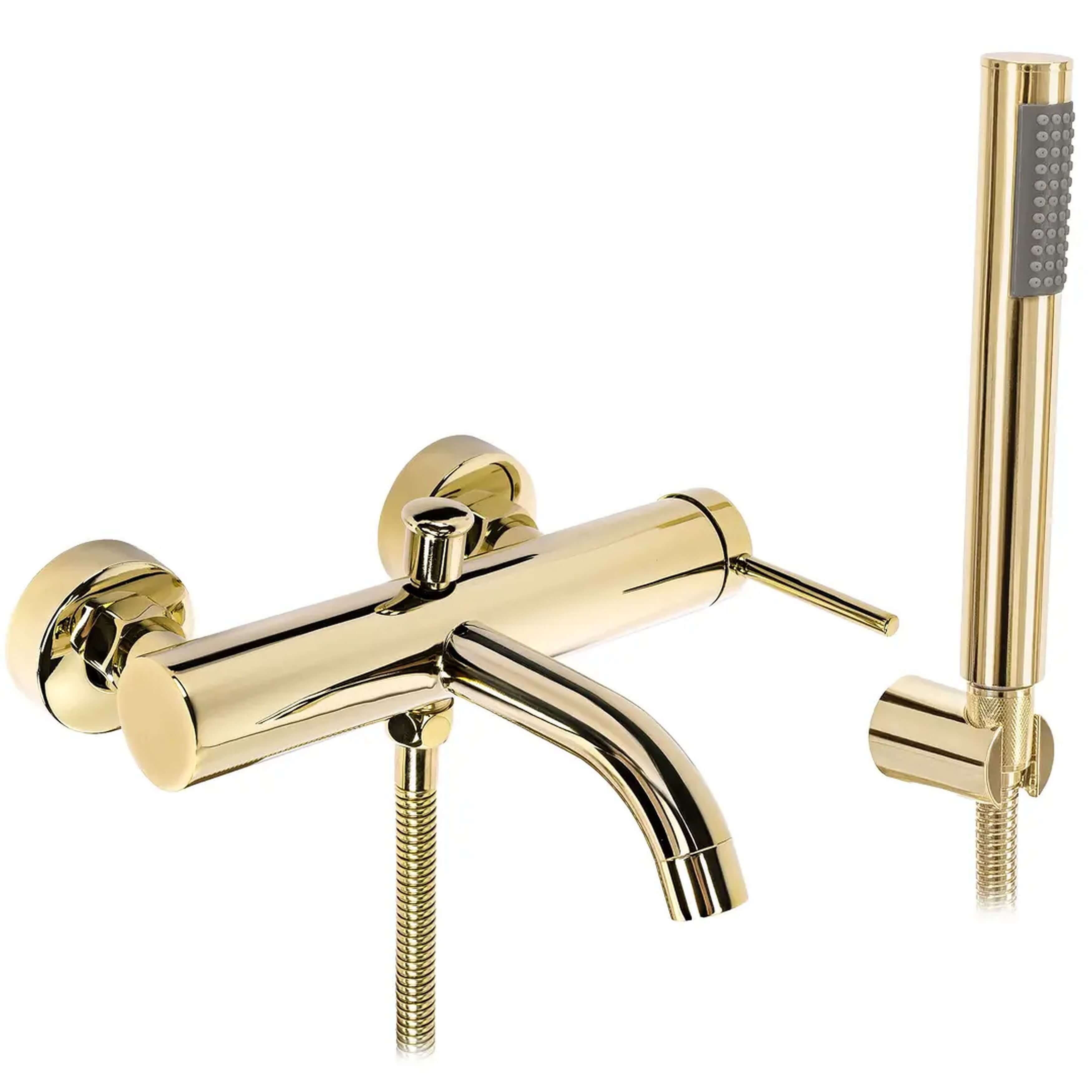 Rea Spot grifo de bañera y ducha a pared oro REA-B2081