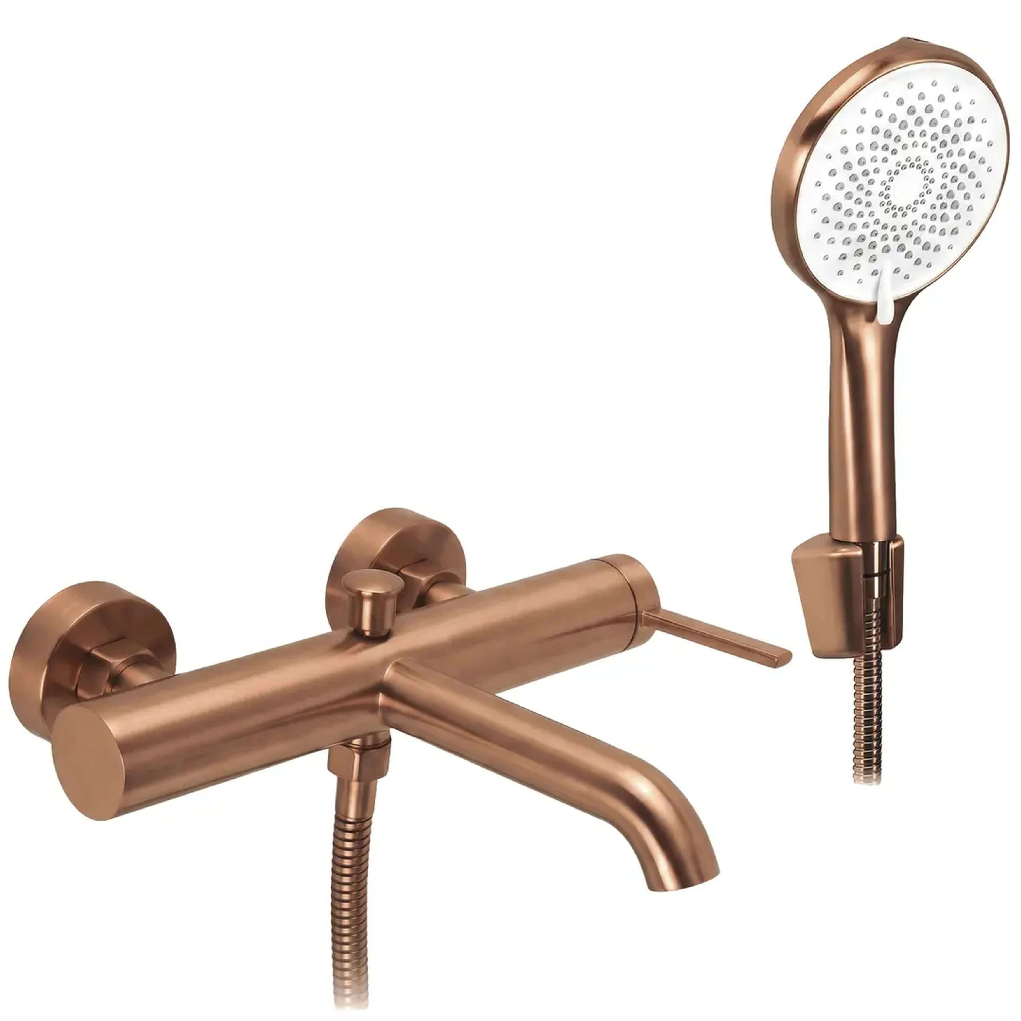 Rea Rivo grifo de bañera y ducha a pared cobre REA-B9339
