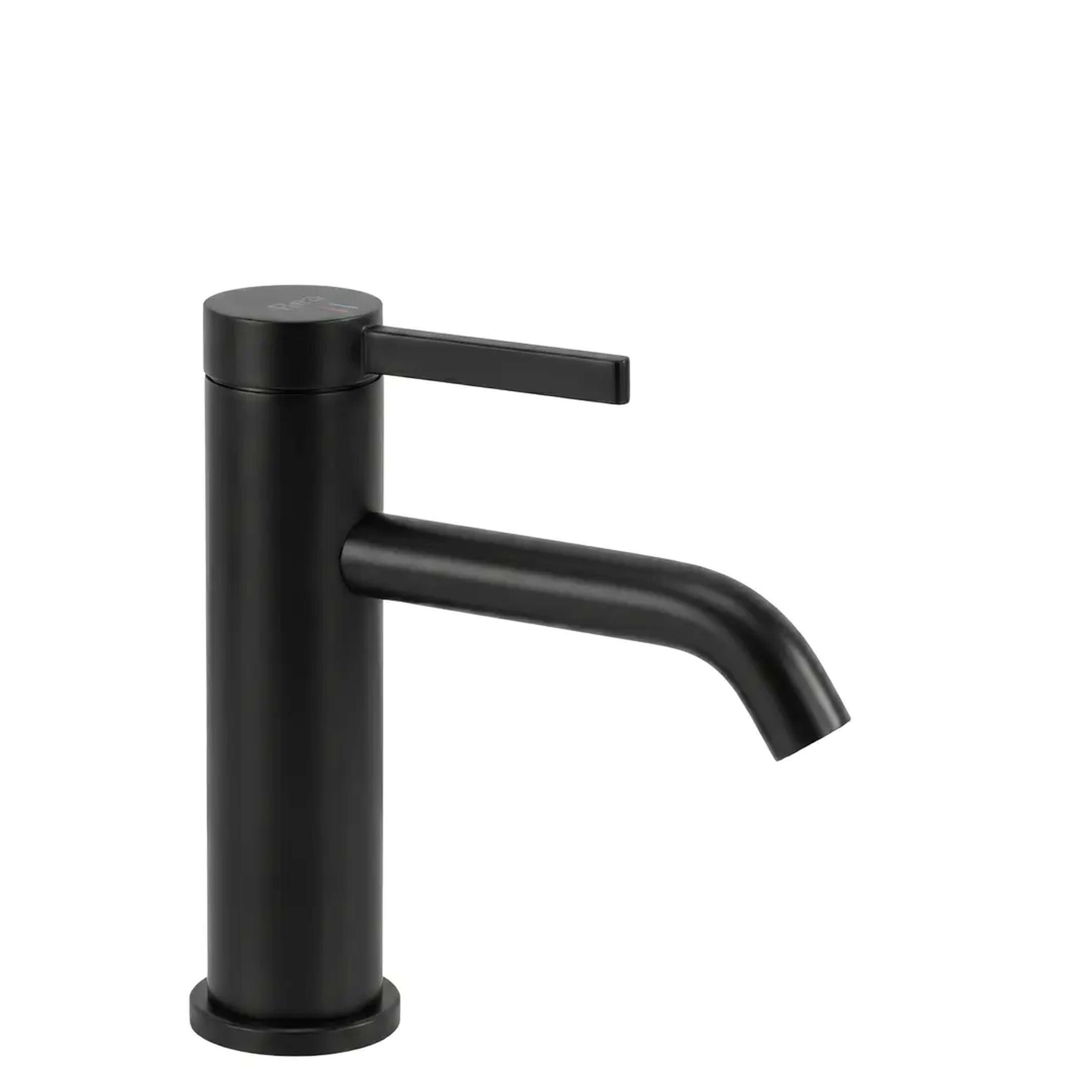 Rea Rivo grifo para lavabo de pie negro REA-B6531