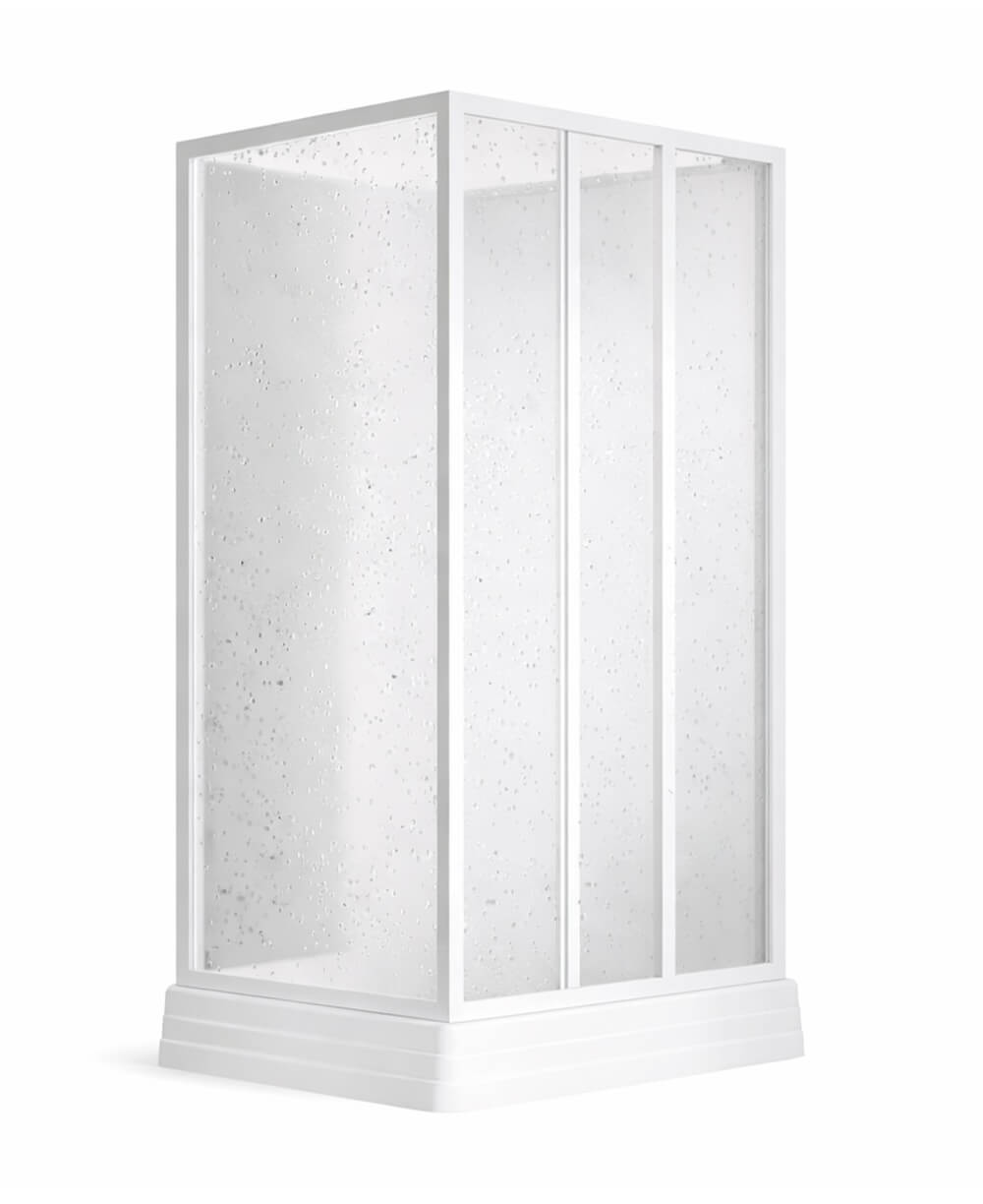Ravak Supernova cabina con plato de ducha 90x90 cm cuadrada blanco brillo/poliestireno 8367711211