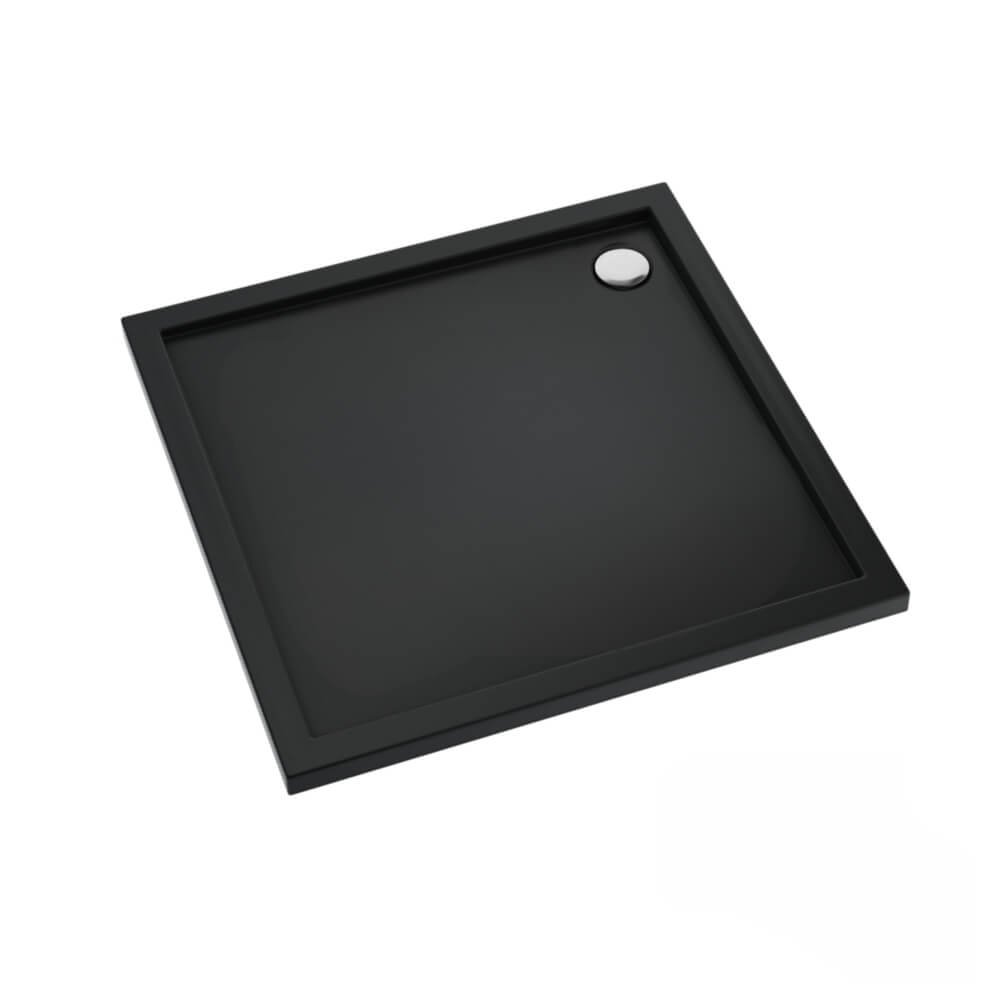 Schedline Sharper Black Mat plato de ducha cuadrado 90x90 cm negro 3S.S1K-9090/C/MG