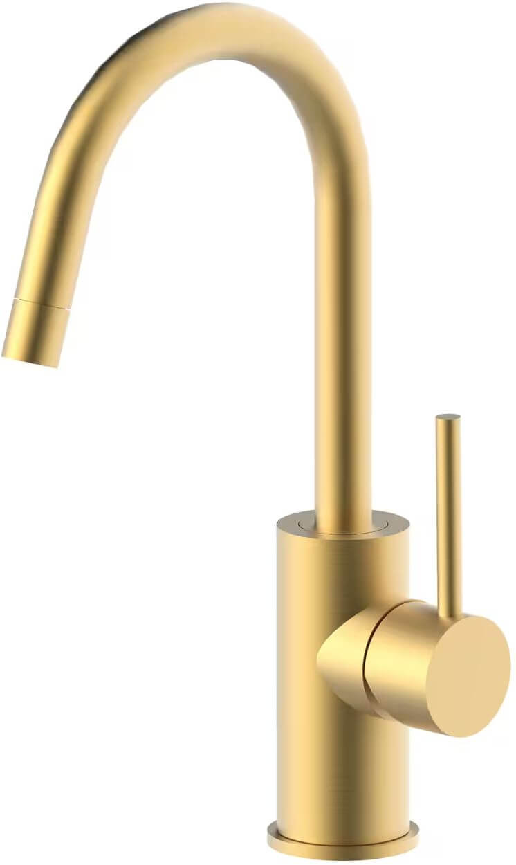 Paffoni Light grifo para lavabo de pie oro LIG078HGSP
