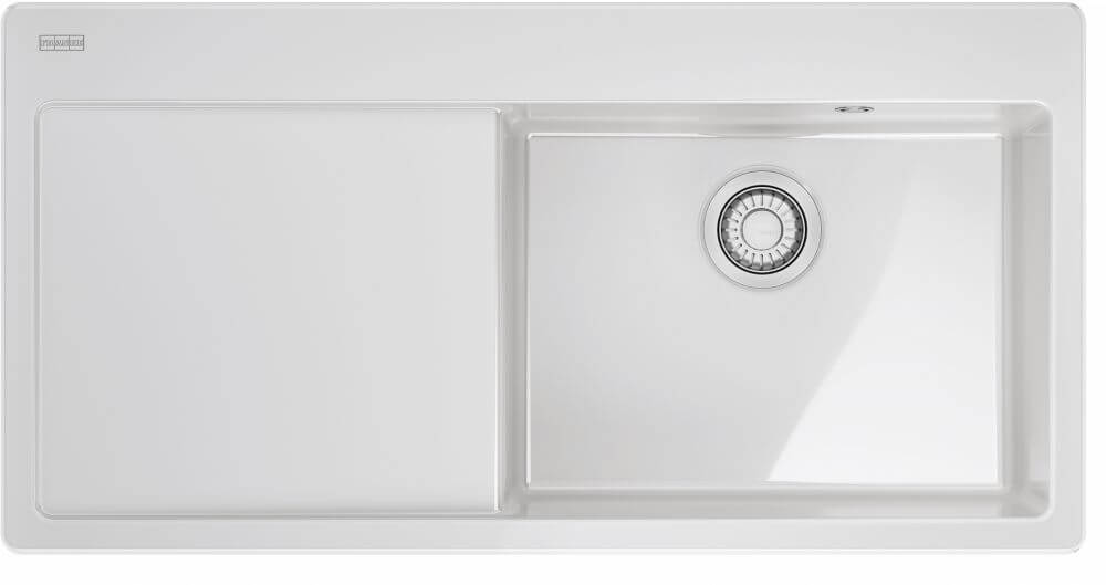 Franke Maris fregadero de granito 100x51 cm blanco 124.0749.510