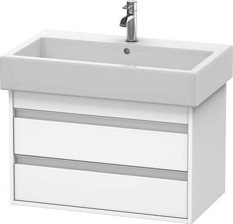 Duravit Ketho armario 75x44x41 cm suspendido, para lavabo blanco KT663707979