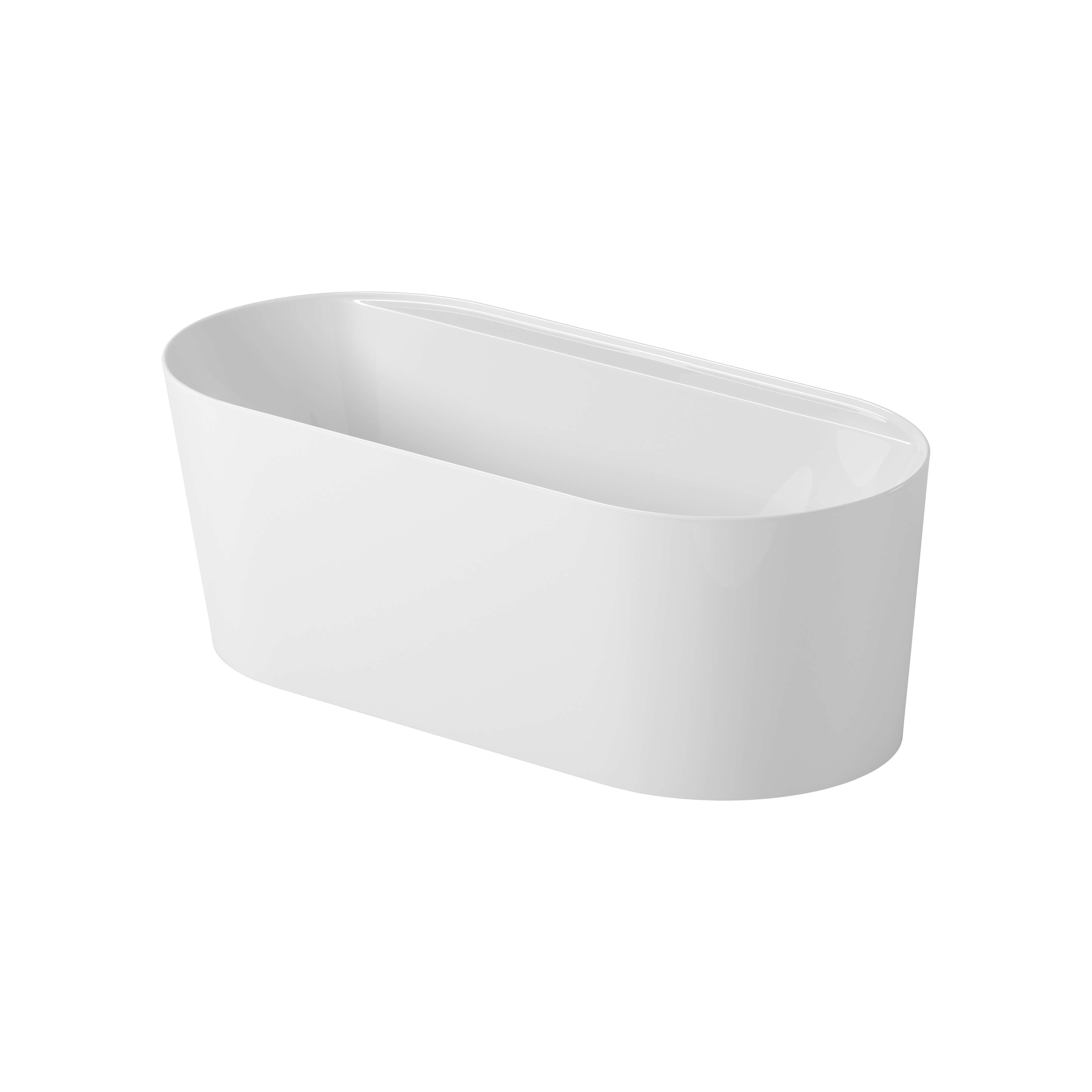 Cersanit Crea bañera exenta 170x80 cm oval blanco S931-043