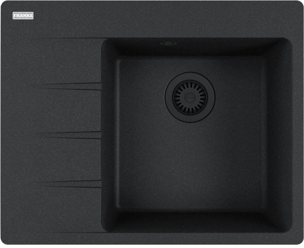 Franke Centro fregadero de granito 62x50 cm gris/grafito/ónix 114.0740.850