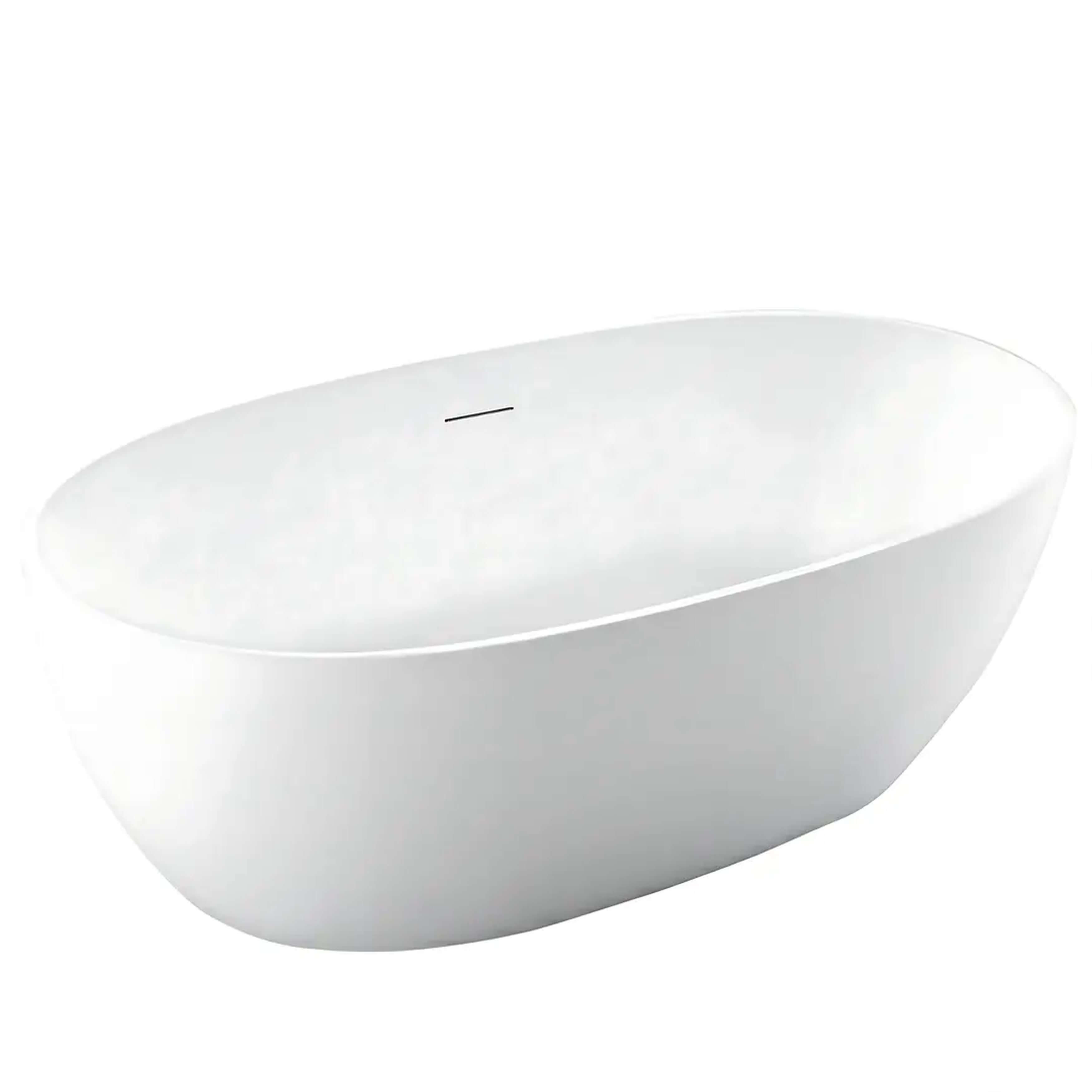 Rea Roma bañera exenta 169x75 cm oval blanco REA-W0128