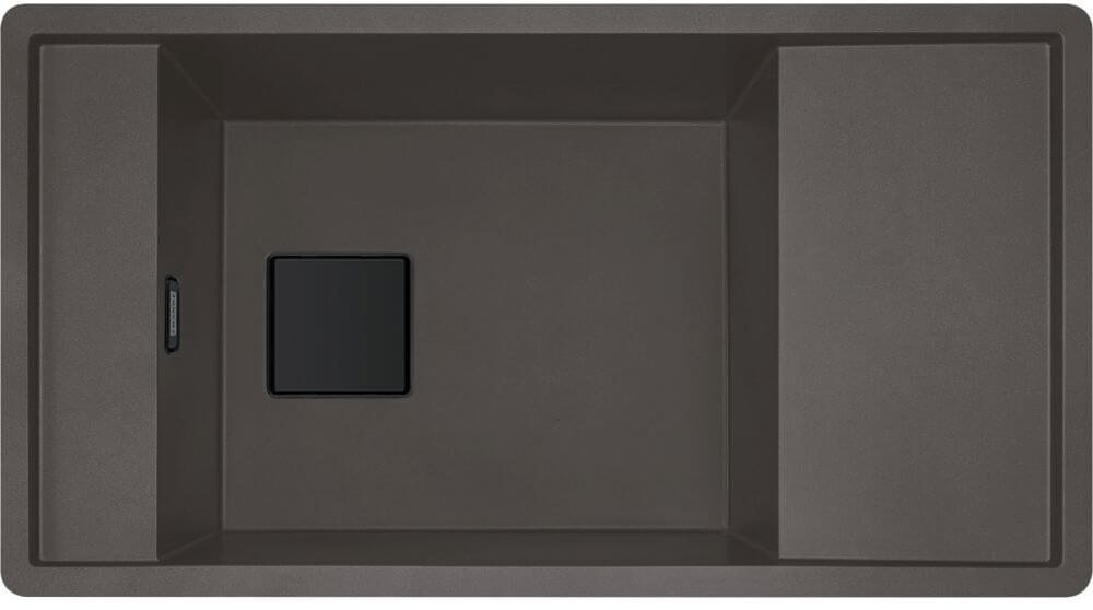 Franke Fresno fregadero de granito 87.7x49.5 cm gris/grafito/ónix 114.0740.847