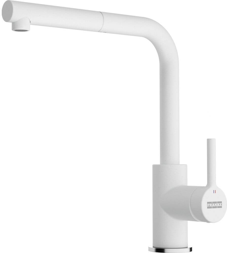 Franke Lina L grifo de cocina de pie blanco 115.0728.485