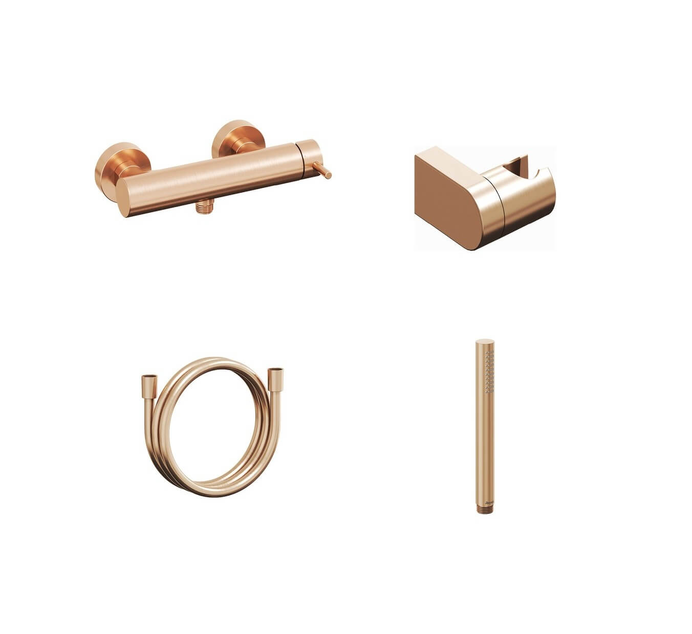 Ravak Espirit grifo para ducha a pared oro X07S132
