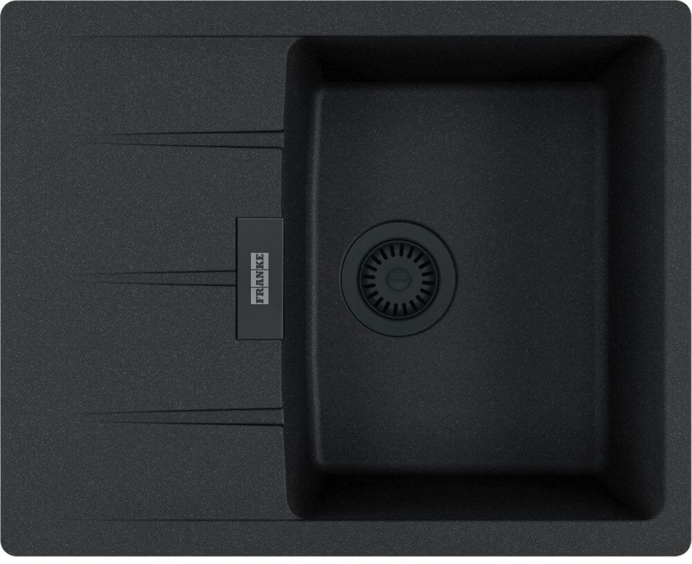 Franke Centro fregadero de granito 62x50 cm gris/grafito/ónix 114.0757.389
