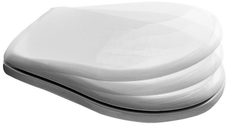 Kerasan Retro tapa de inodoro de cierre suave blanco 108801N
