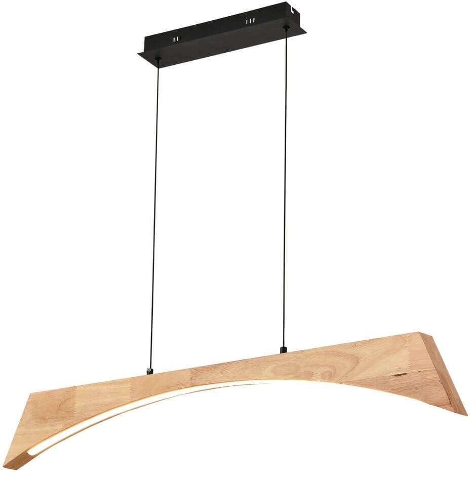 Altavola Design Hotaka lámpara colgante 1x32 W negro-madera LA089/PR2_120_3k_wood