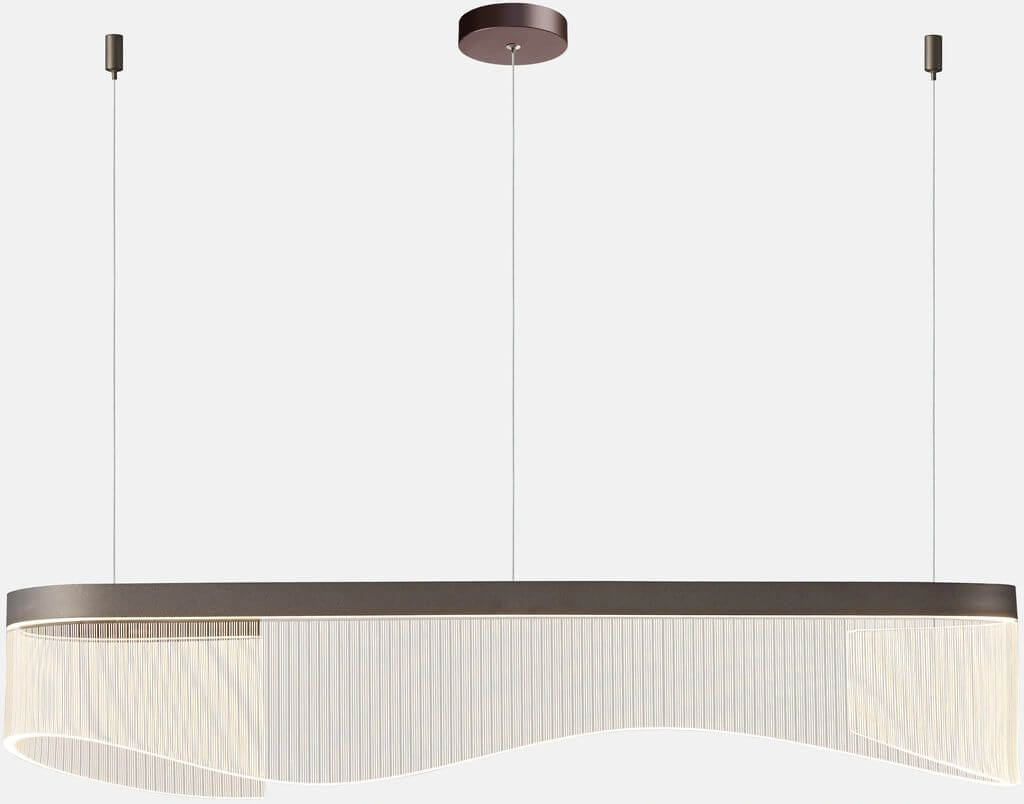 Altavola Design Arabica lámpara colgante 1x48 W negro-madera LA121/P_120_coffe