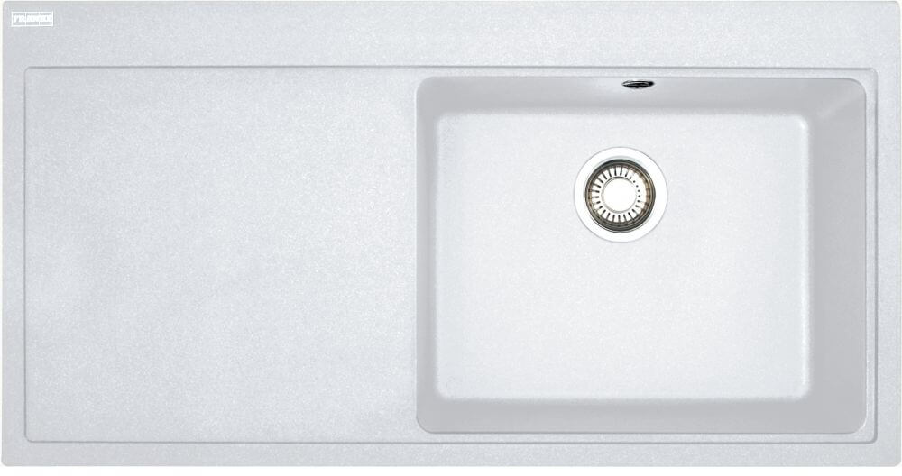 Franke Mythos fregadero de granito 100x51.5 cm blanco 114.0743.106