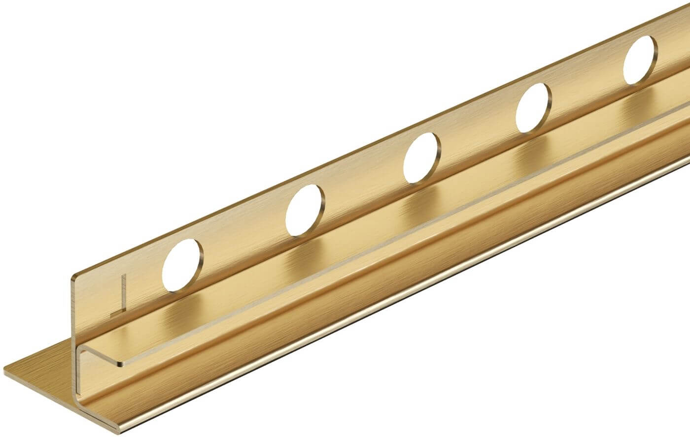 Balneo perfil con pendiente 120 cm dorado D0101030202-1