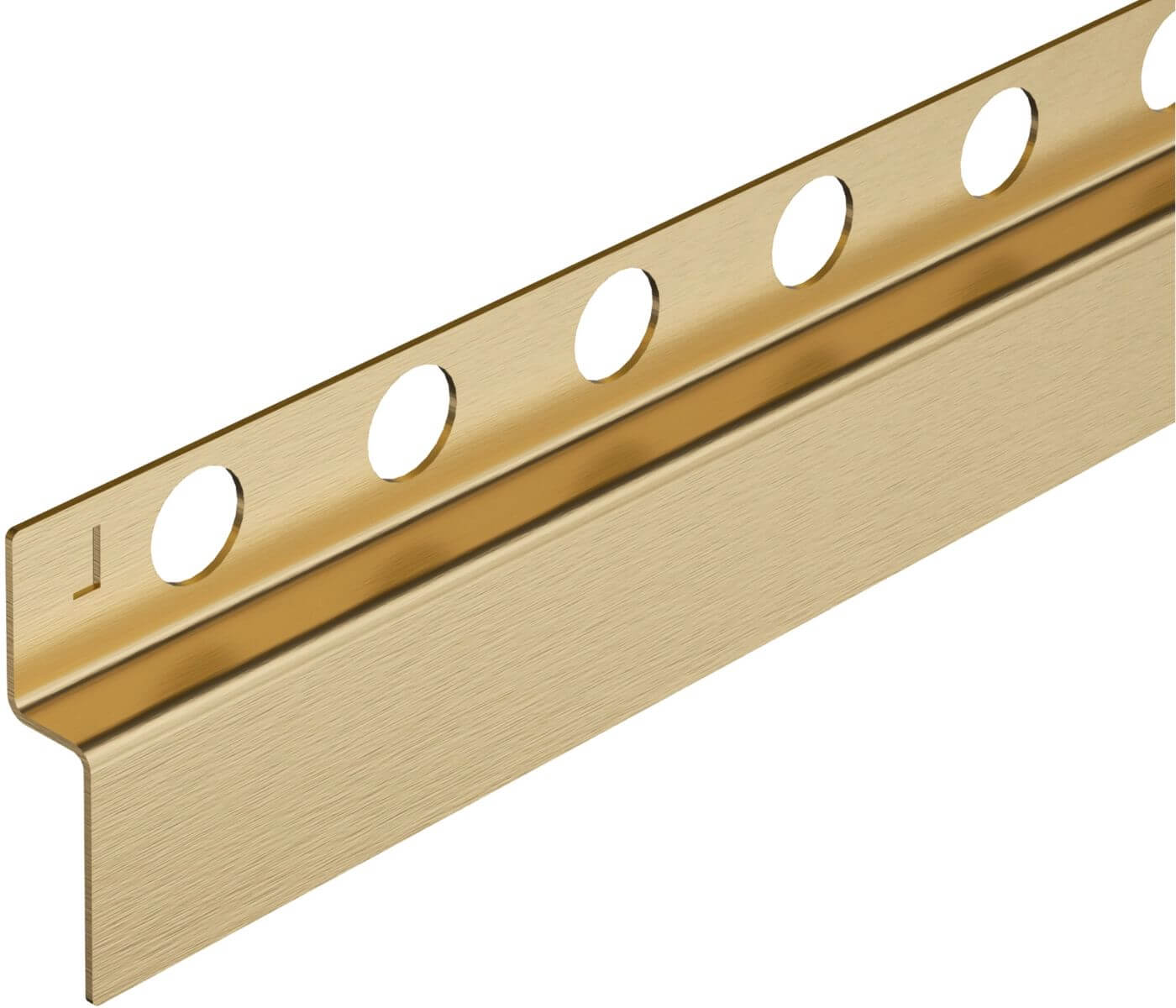 Balneo perfil con pendiente 120 cm dorado D0101030201-1