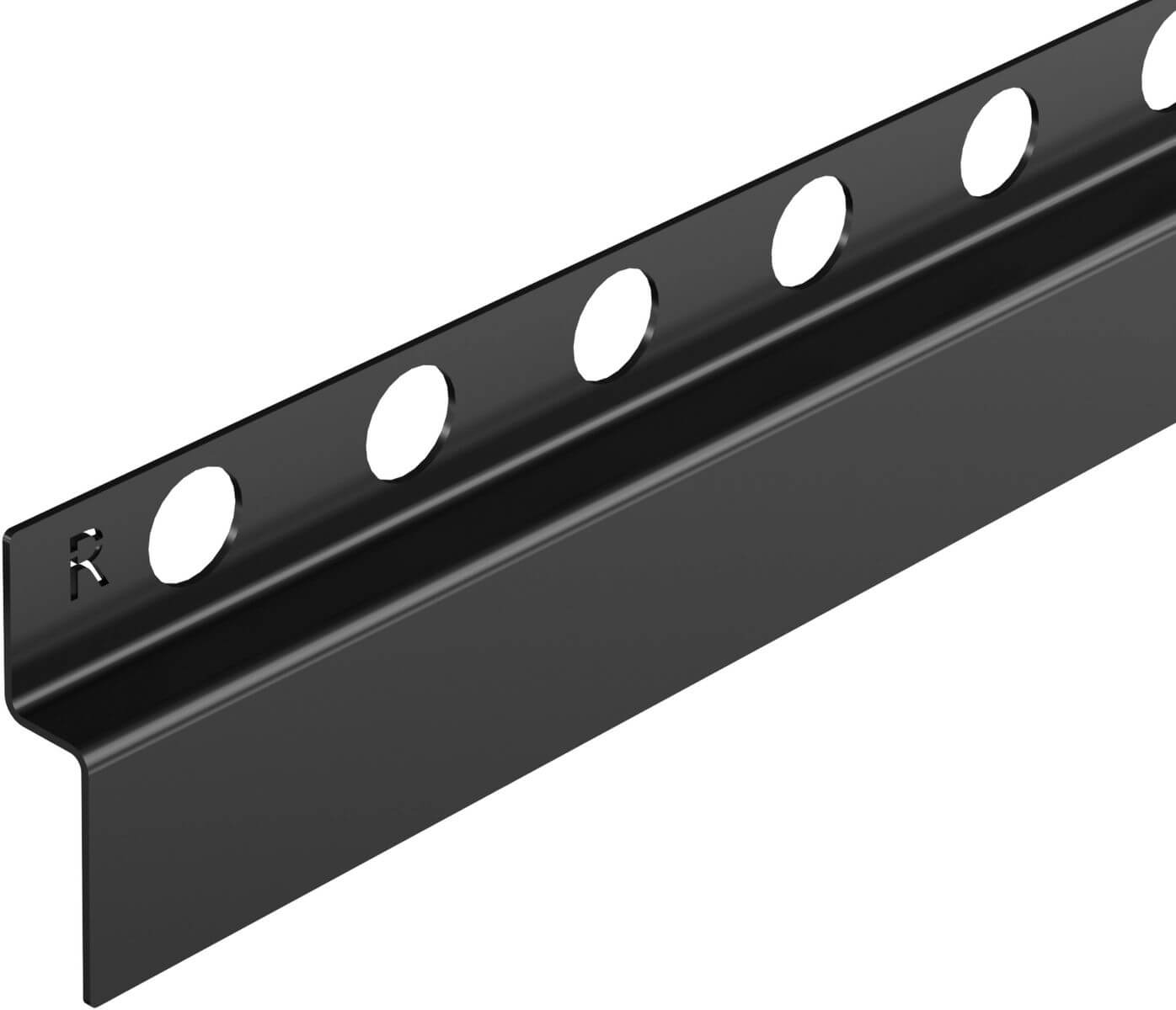 Balneo perfil con pendiente 170 cm negro D0101020101-2